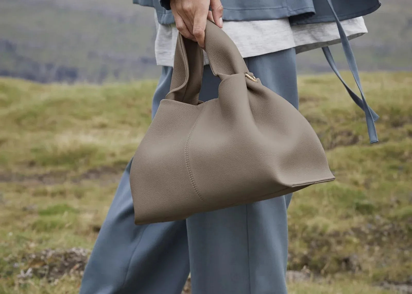 Polène Numéro Neuf Edition Textured Taupe - Sneaker Türkiye