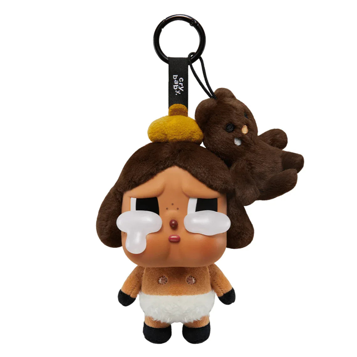 POP MART CRYBABY CRYING AGAIN BABY BROWN (GİZLİ VERSİYON) YÜZ PELUŞ FİGÜR - Sneaker Türkiye