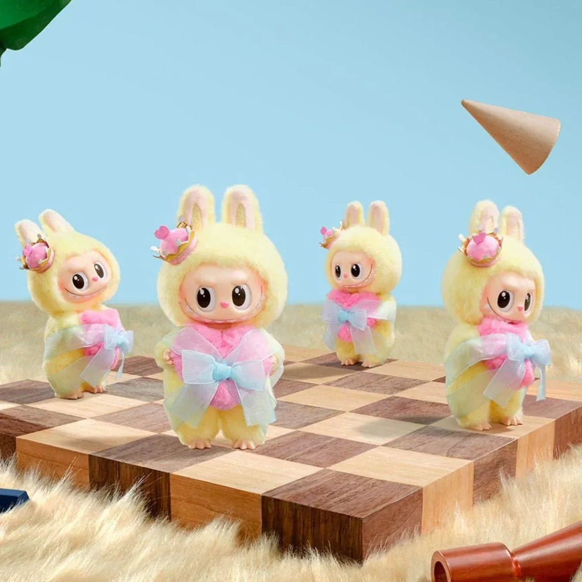 POP MART LABUBU THE MONSTERS LET’S CHECKMATE SERİSİ PELUŞ ASKI KART - Sneaker Türkiye
