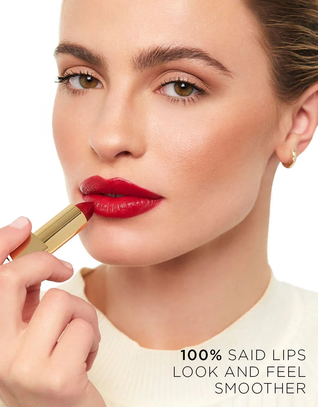 Hourglass Unlocked Satin Crème Lipstick Red – Ruj - Sneaker Türkiye