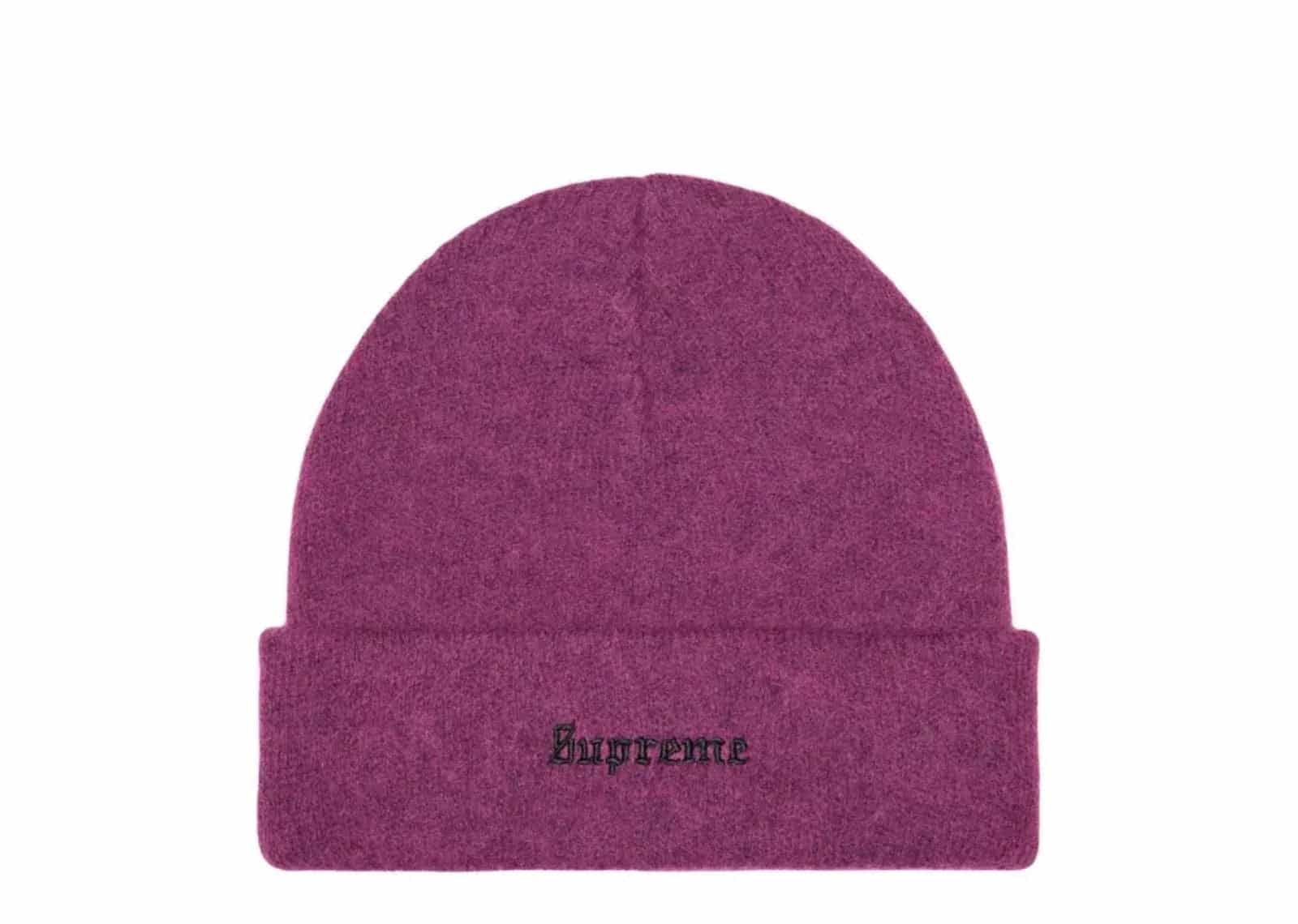 Supreme Mohair Beanie (FW25) Pink - Sneaker Türkiye