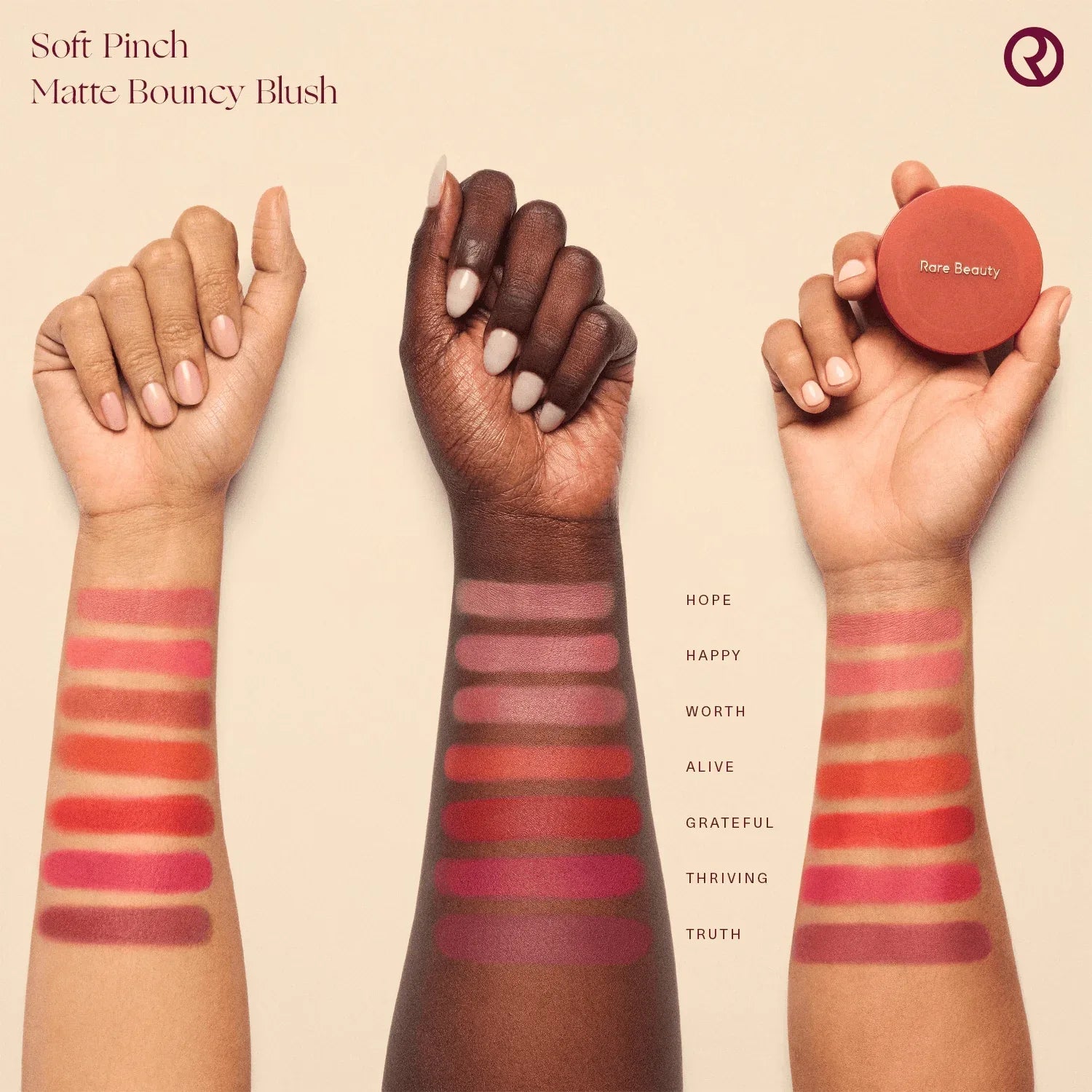 Rare Beauty Soft Pinch Matte Bouncy Blush – Krem Pudra Allık - Sneaker Türkiye