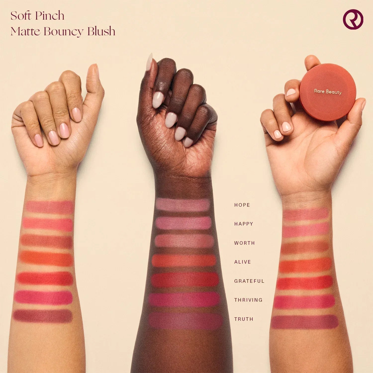 Rare Beauty Soft Pinch Matte Bouncy Blush – Krem Pudra Allık - Sneaker Türkiye