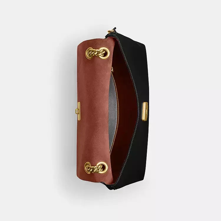 Coach Chelsea Shoulder Bag 30 – Brass/Black - Sneaker Türkiye