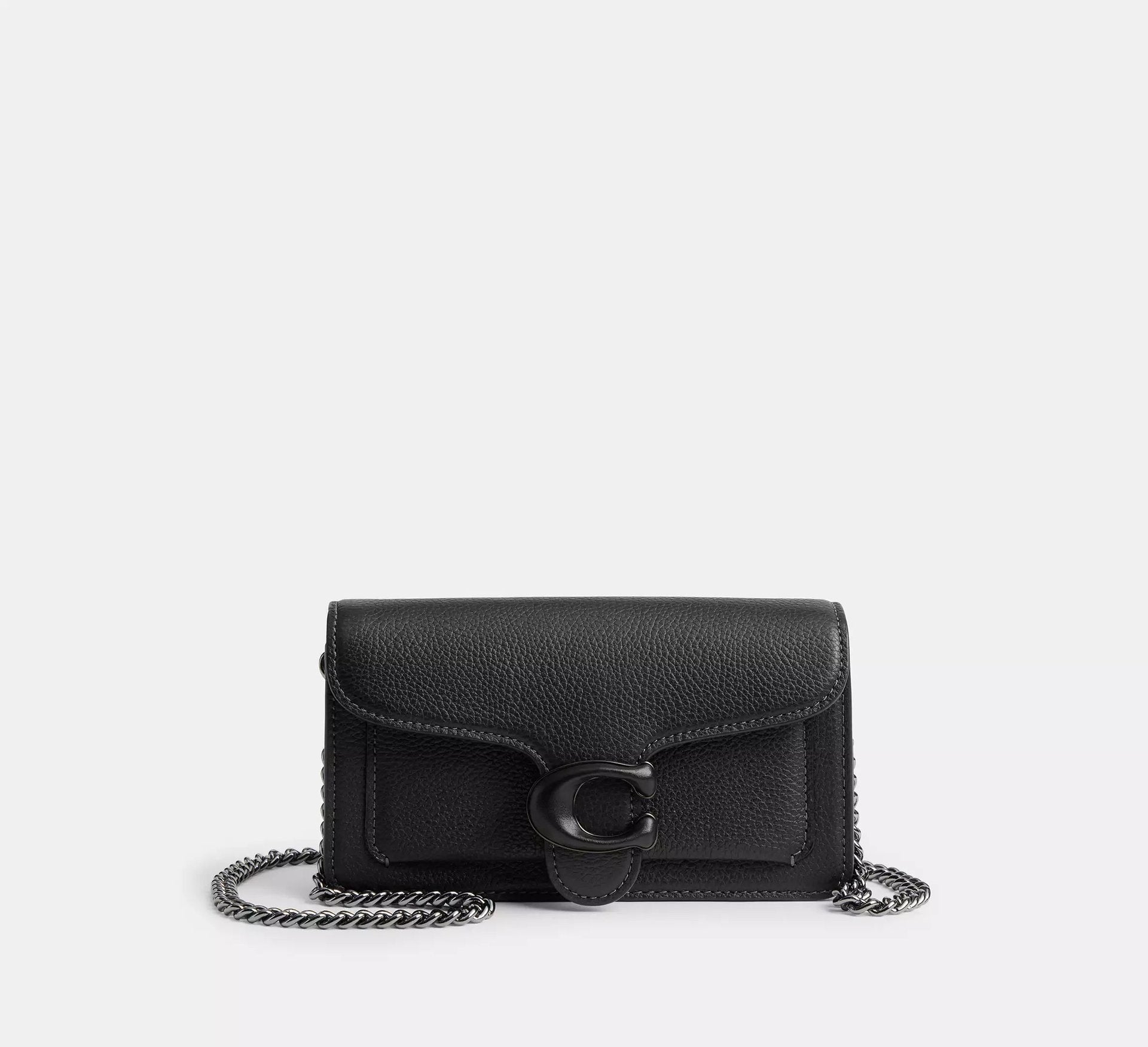 Coach Crossbody Chain Strap – Mixed Material/Dark Gunmetal - Sneaker Türkiye