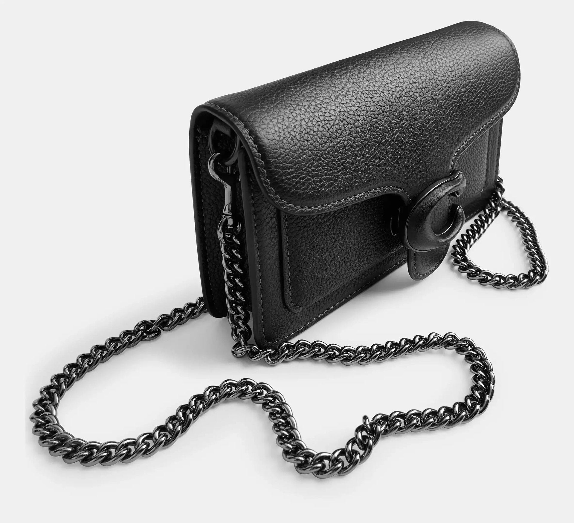 Coach Crossbody Chain Strap – Mixed Material/Dark Gunmetal - Sneaker Türkiye