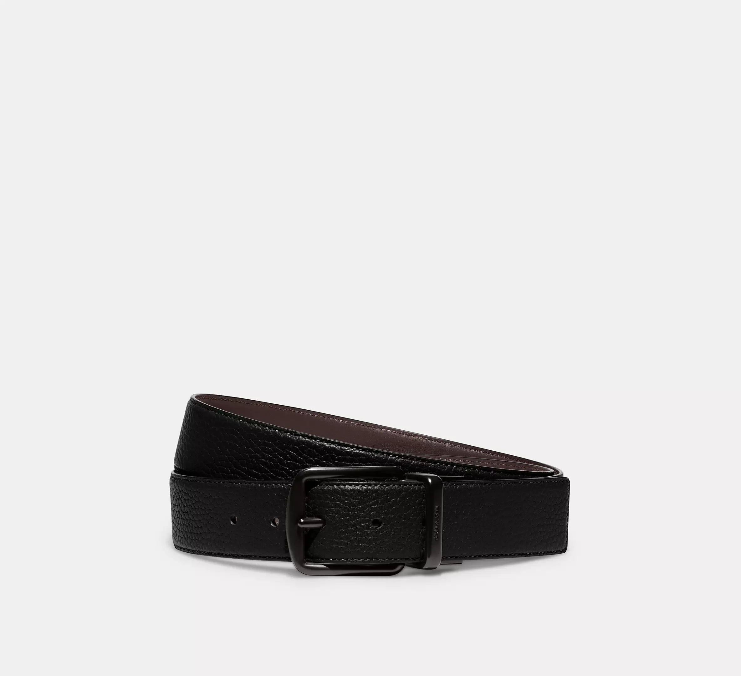 Coach Harness Buckle Cut-To-Size Reversible Belt, 38 Mm – Black/Maple - Sneaker Türkiye