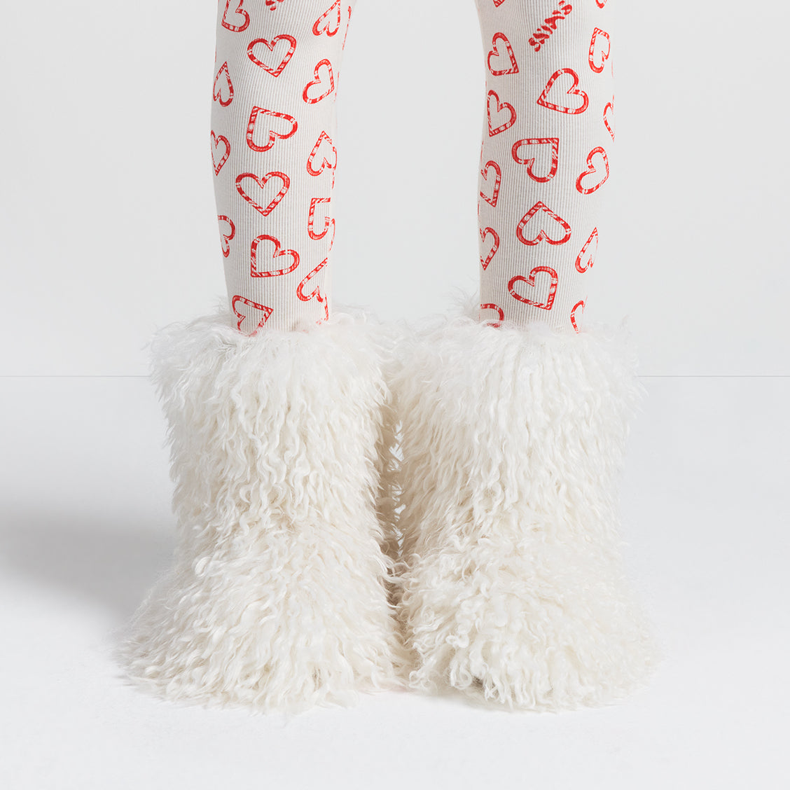 SKIMS FAUX FUR SHAGGY BOOT | MARBLE - Sneaker Türkiye