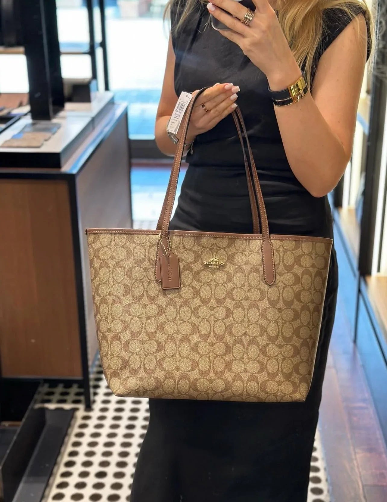 Coach City Tote Leather Bag - Sneaker Türkiye