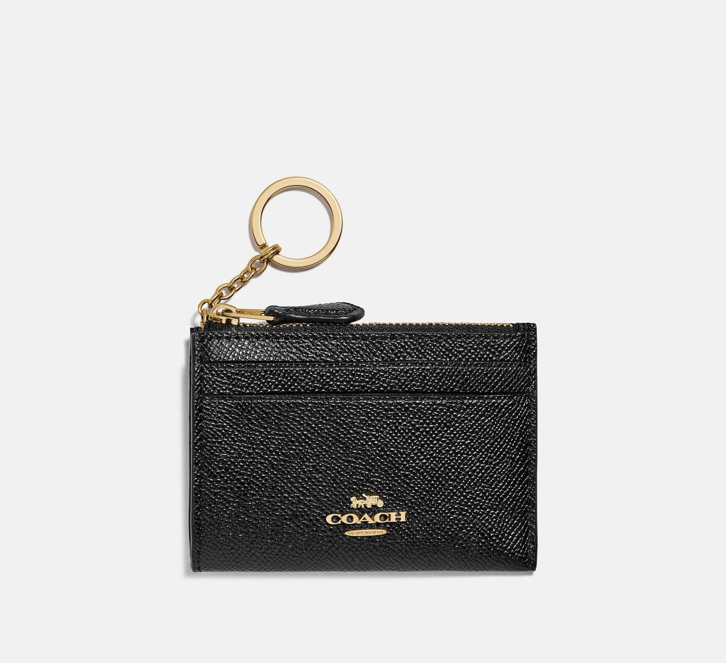 Coach Mini Skinny Id Case – Gold/Black - Sneaker Türkiye