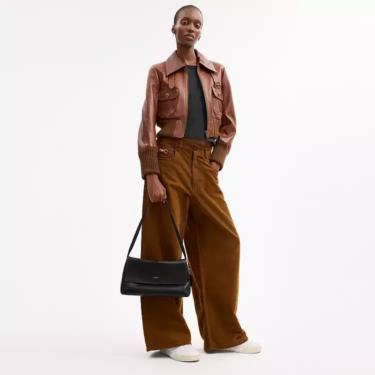 Coach Chelsea Shoulder Bag 30 – Brass/Black - Sneaker Türkiye