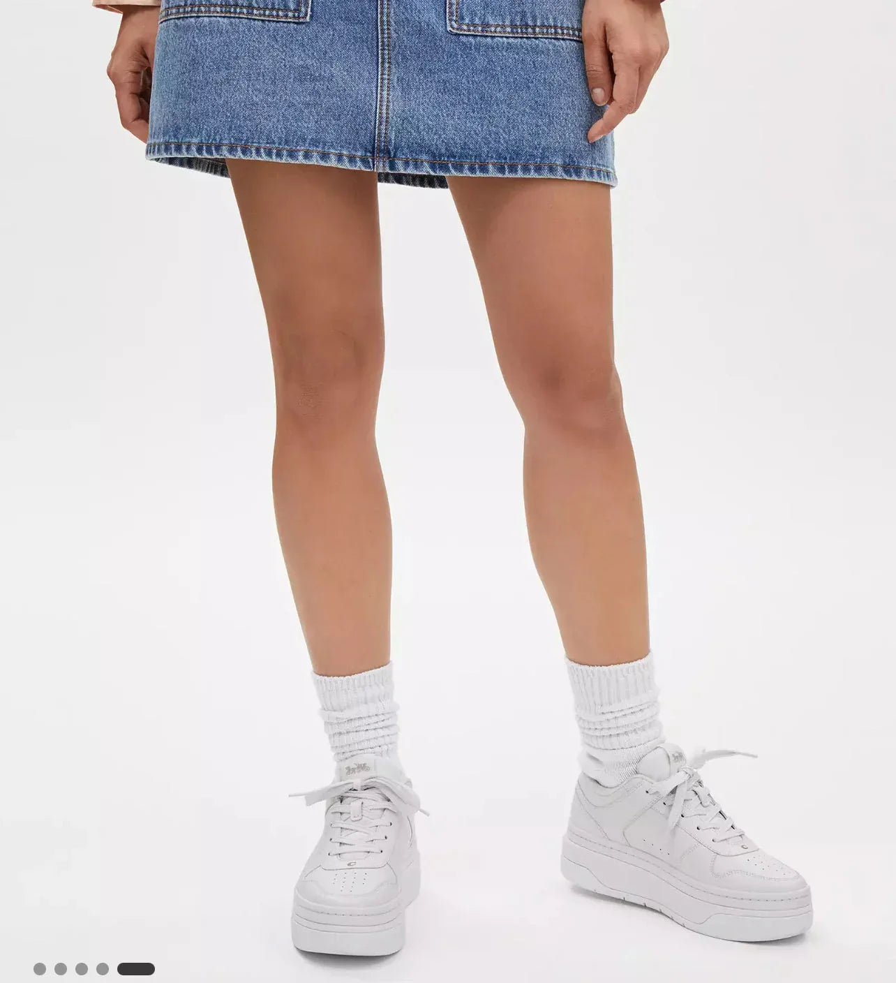 Coach Women’s Platform Sneaker – Optic White - Sneaker Türkiye