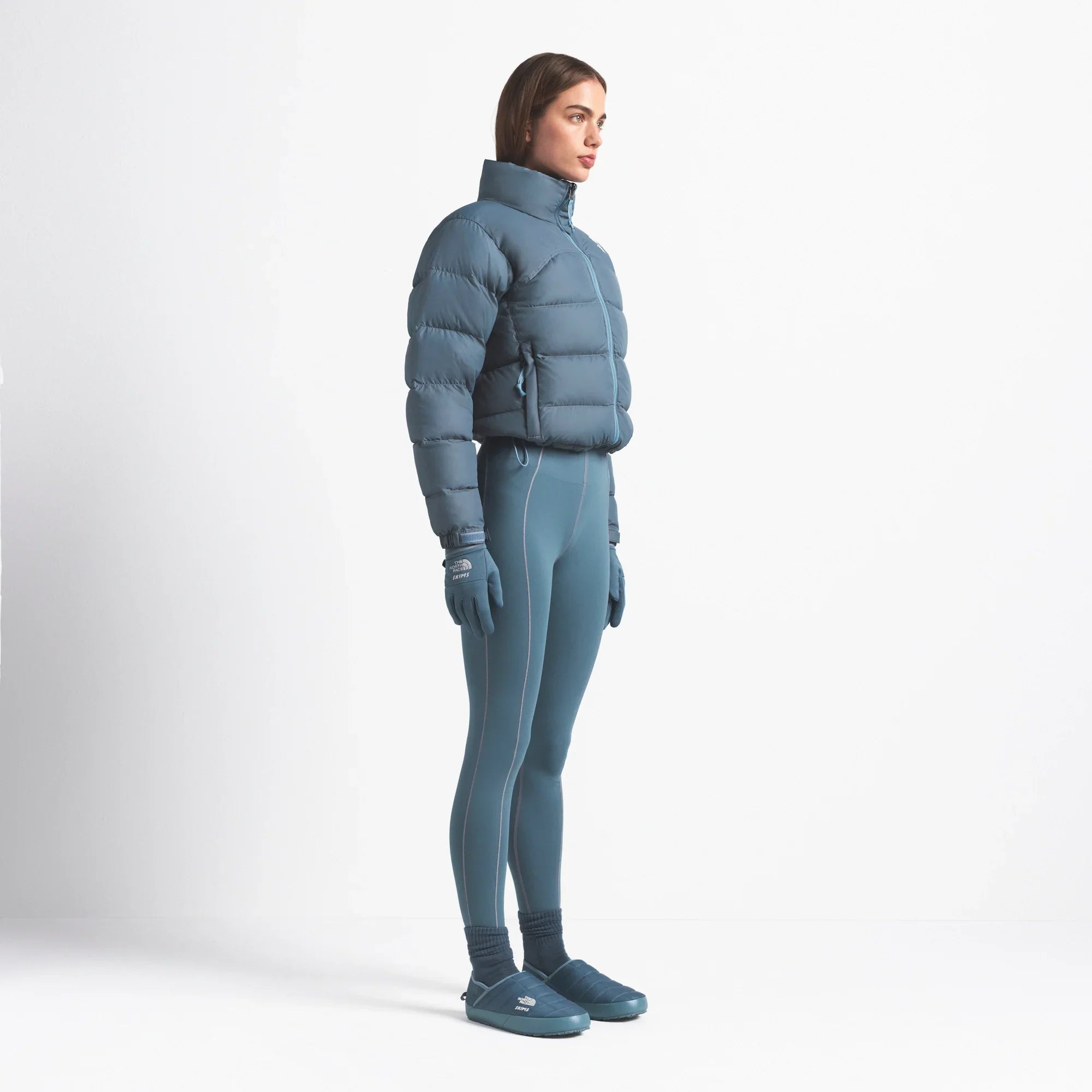 THE NORTH FACE X SKIMS 2000 RETRO NUPTSE JACKET | KYANITE - Sneaker Türkiye