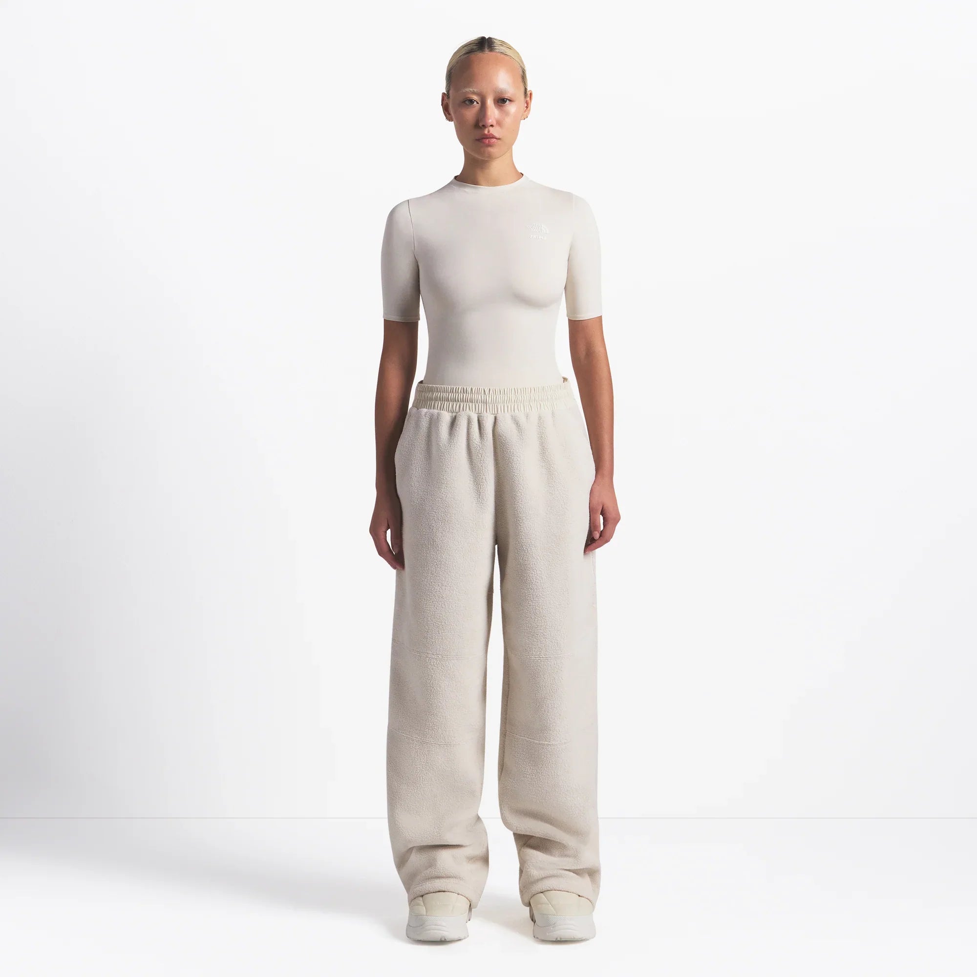 THE NORTH FACE X SKIMS 1995 DENALI FLEECE STRAIGHT LEG PANT | BONE - Sneaker Türkiye