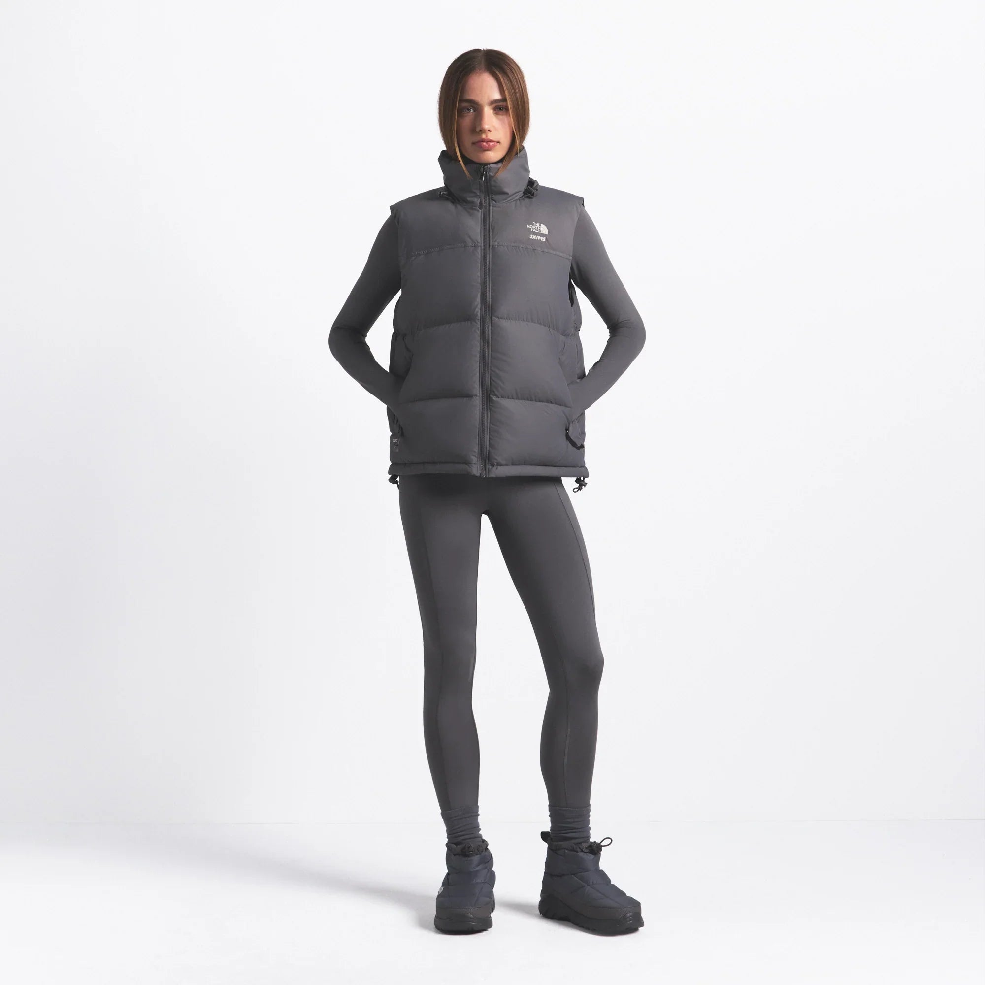 THE NORTH FACE X SKIMS 1996 NUPTSE VEST | GUNMETAL - Sneaker Türkiye