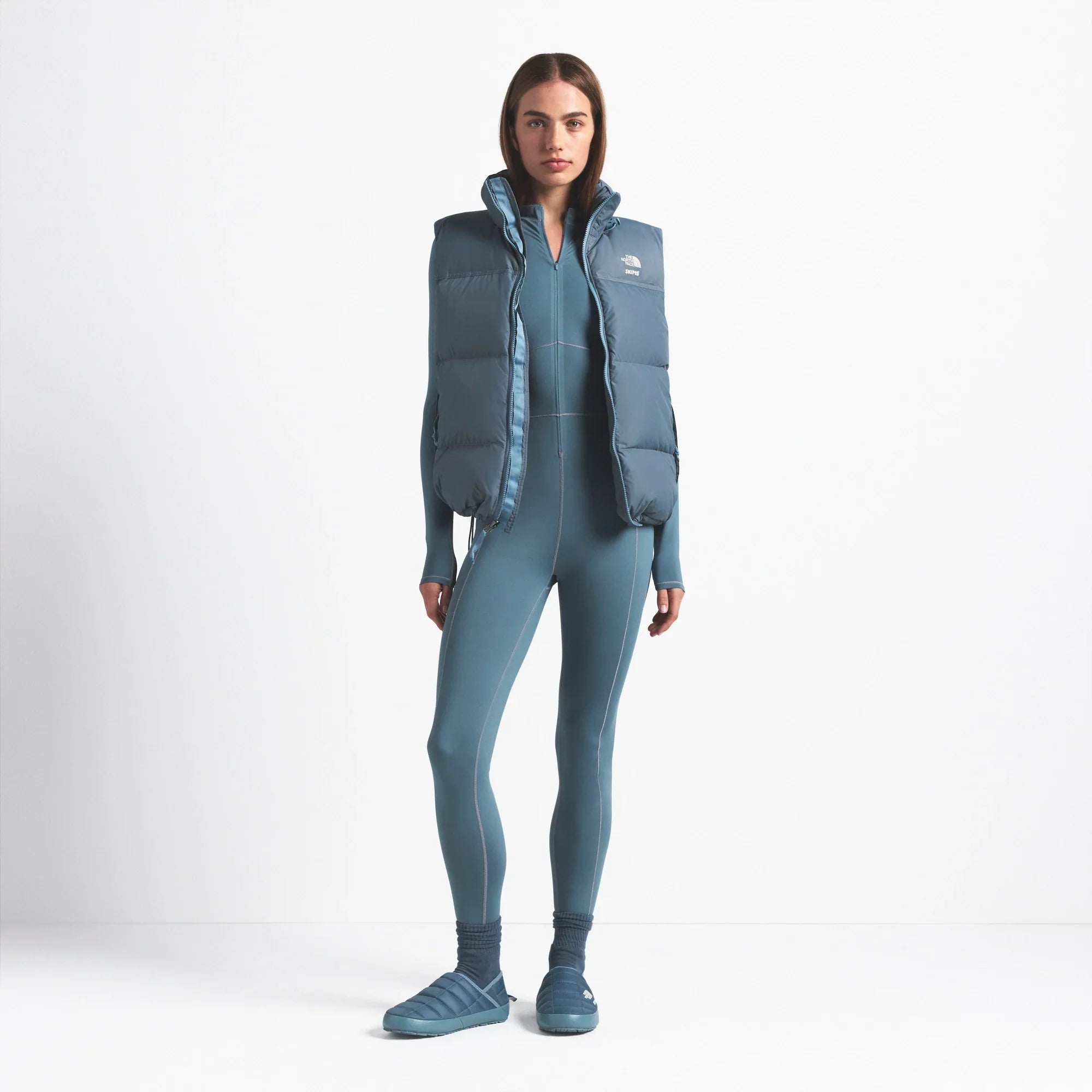 THE NORTH FACE X SKIMS 1996 NUPTSE VEST | KYANITE - Sneaker Türkiye
