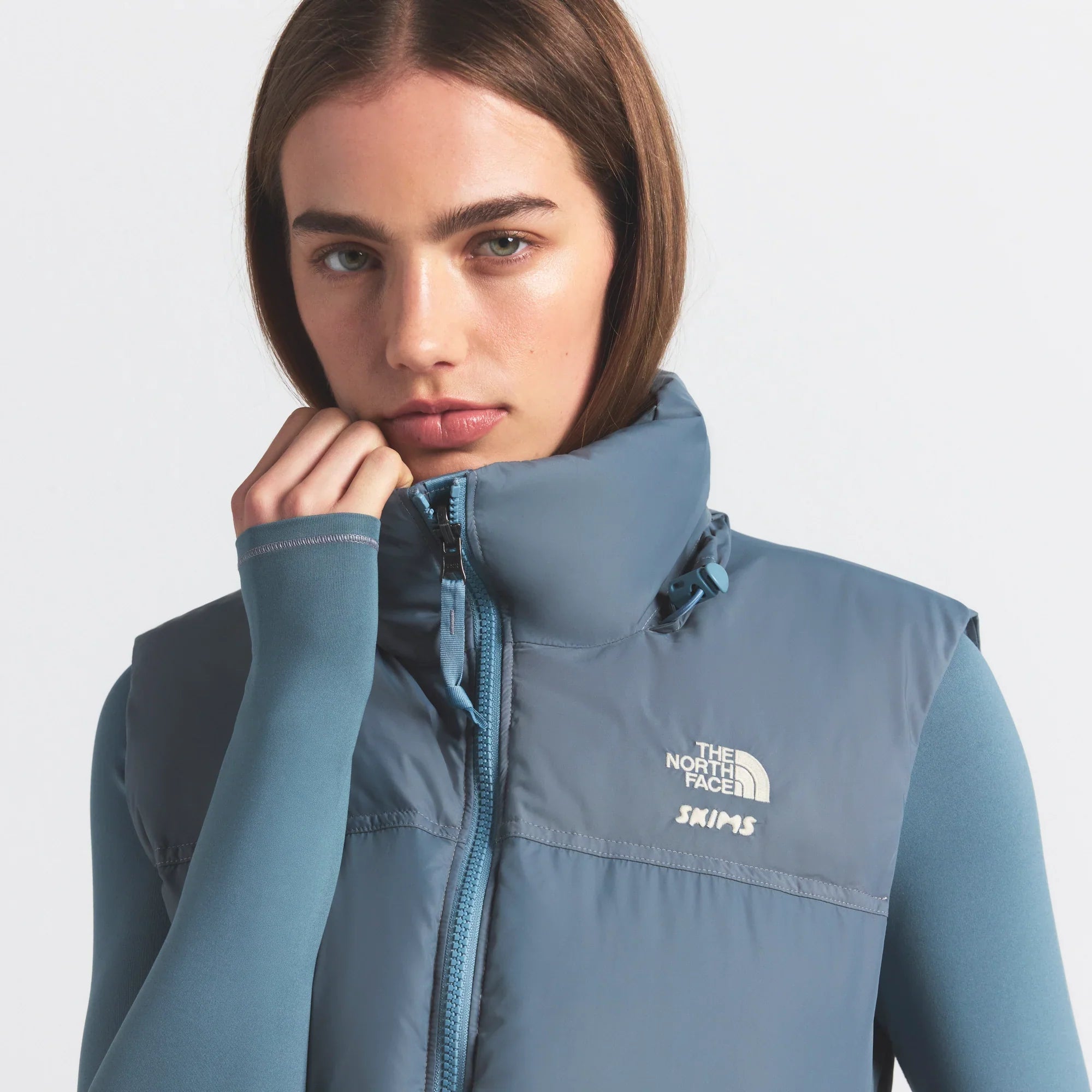 THE NORTH FACE X SKIMS 1996 NUPTSE VEST | KYANITE - Sneaker Türkiye