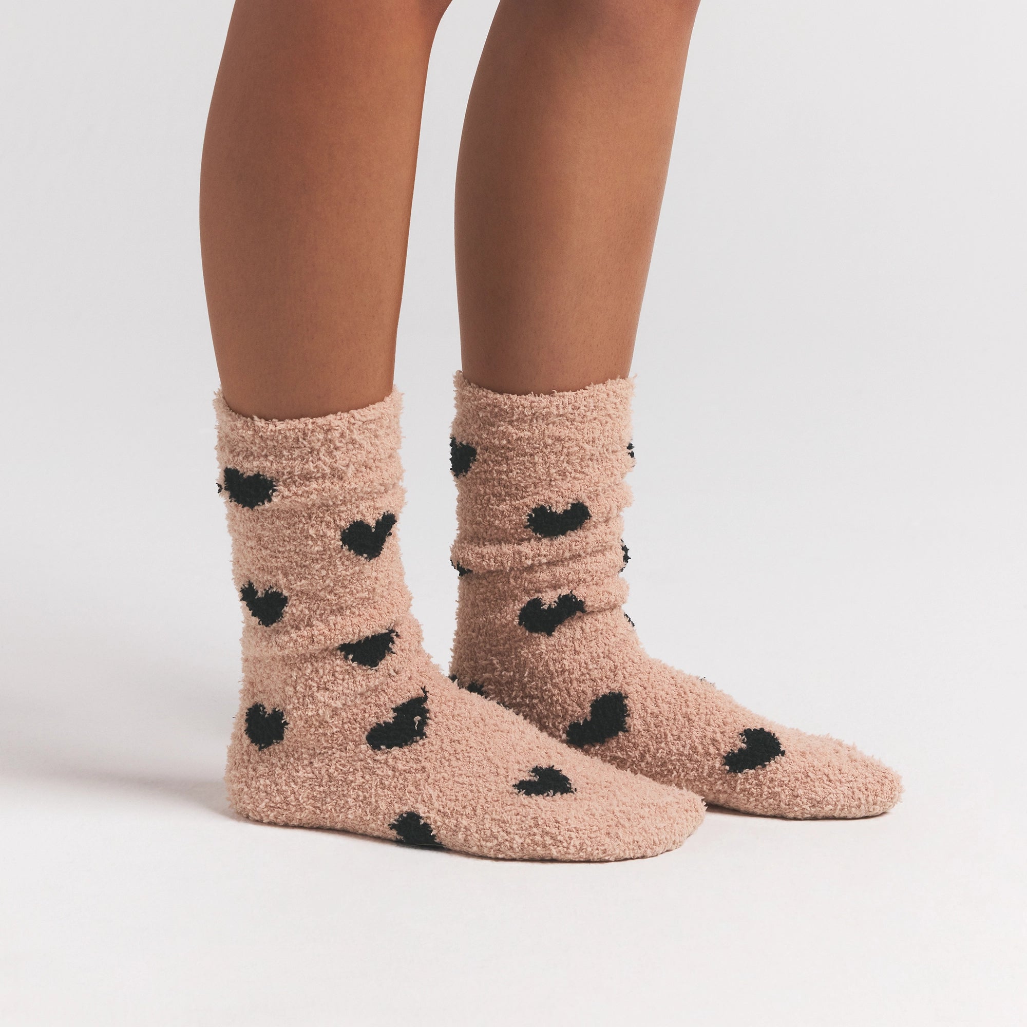 SKIMS COZY KNIT SOCK | MICA SPACED HEARTS - Sneaker Türkiye