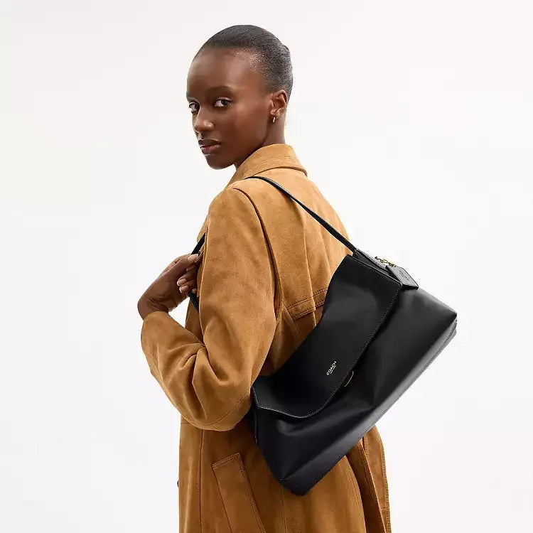 Coach Chelsea Shoulder Bag 36 – Brass/Black - Sneaker Türkiye