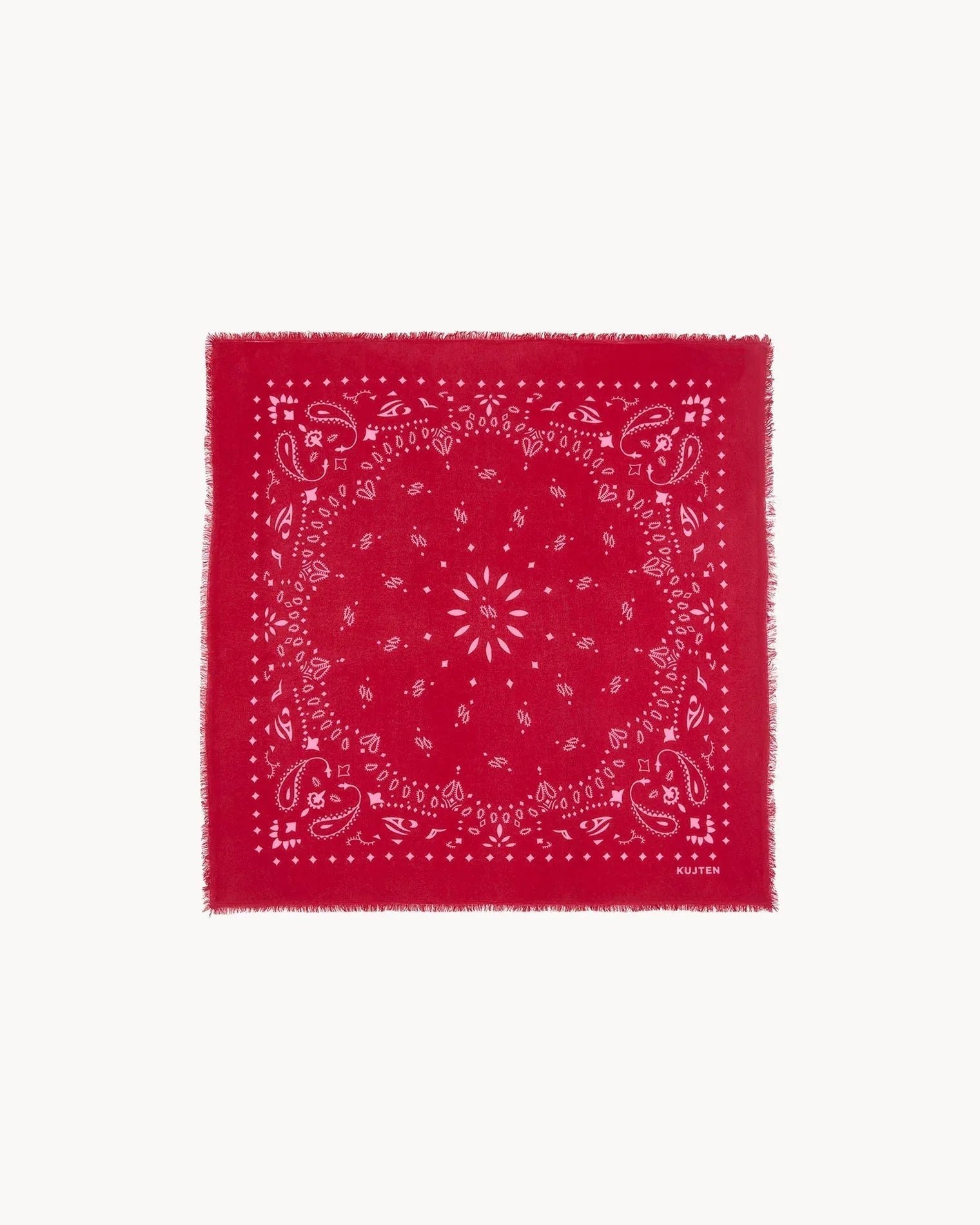 KUJTEN Small Bandana Hachi Red Pink – Bandana - Sneaker Türkiye