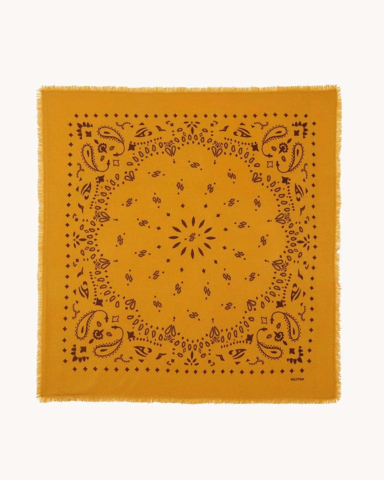 KUJTEN Bandana Hachiko Saffron Yellow – Bandana - Sneaker Türkiye