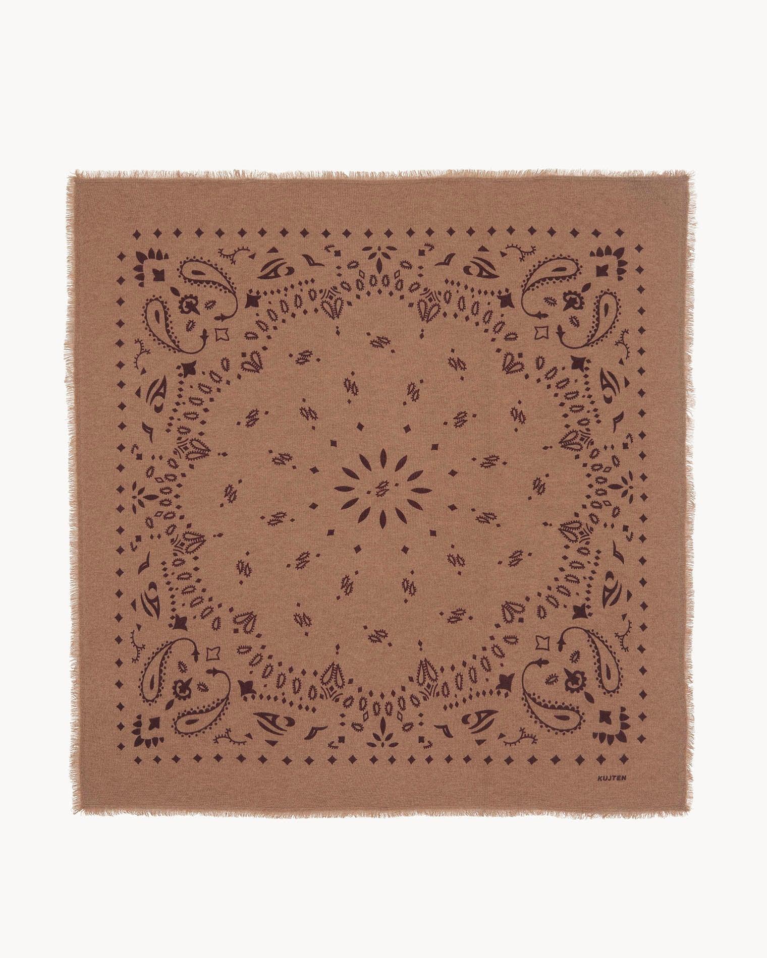 KUJTEN Bandana Hachiko Camel Bordeaux – Bandana - Sneaker Türkiye