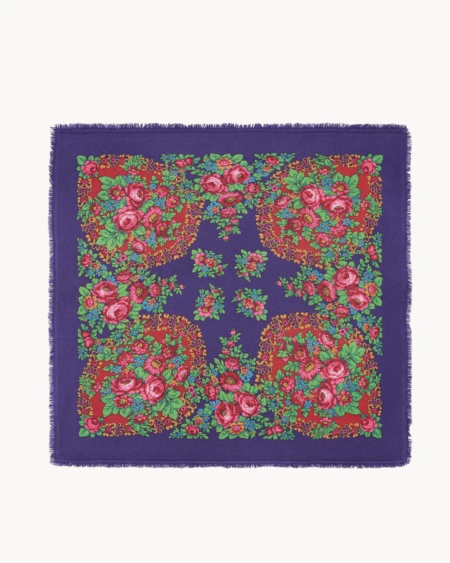 KUJTEN Bandana Hachiko Flower Deep Purple – Bandana - Sneaker Türkiye