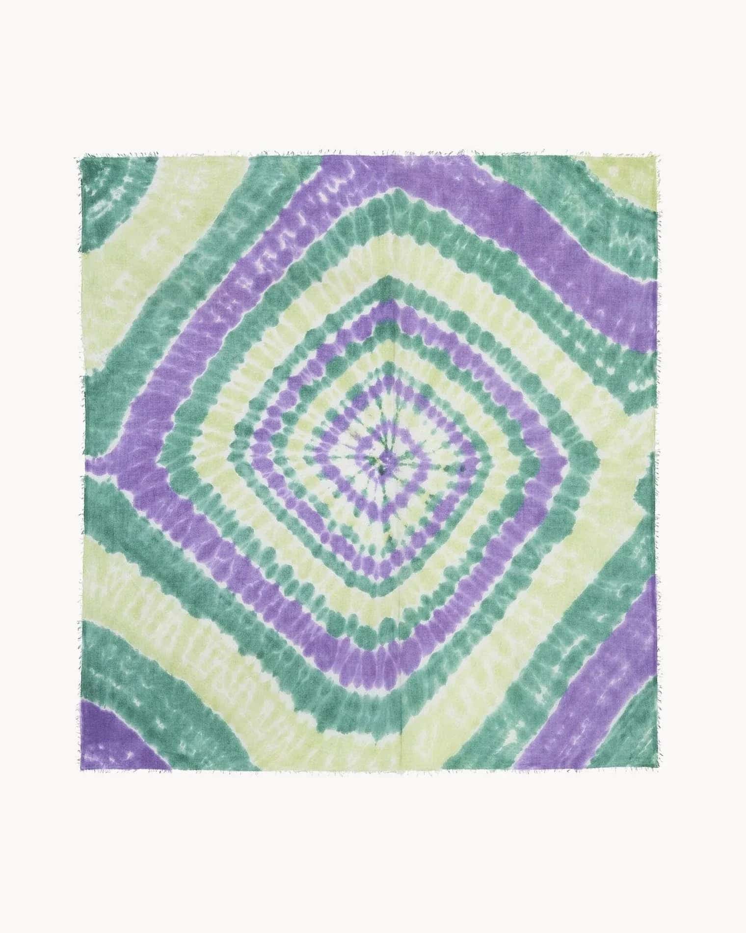 KUJTEN Very Large Bandana Effy Sunny Purple Green – Bandana - Sneaker Türkiye