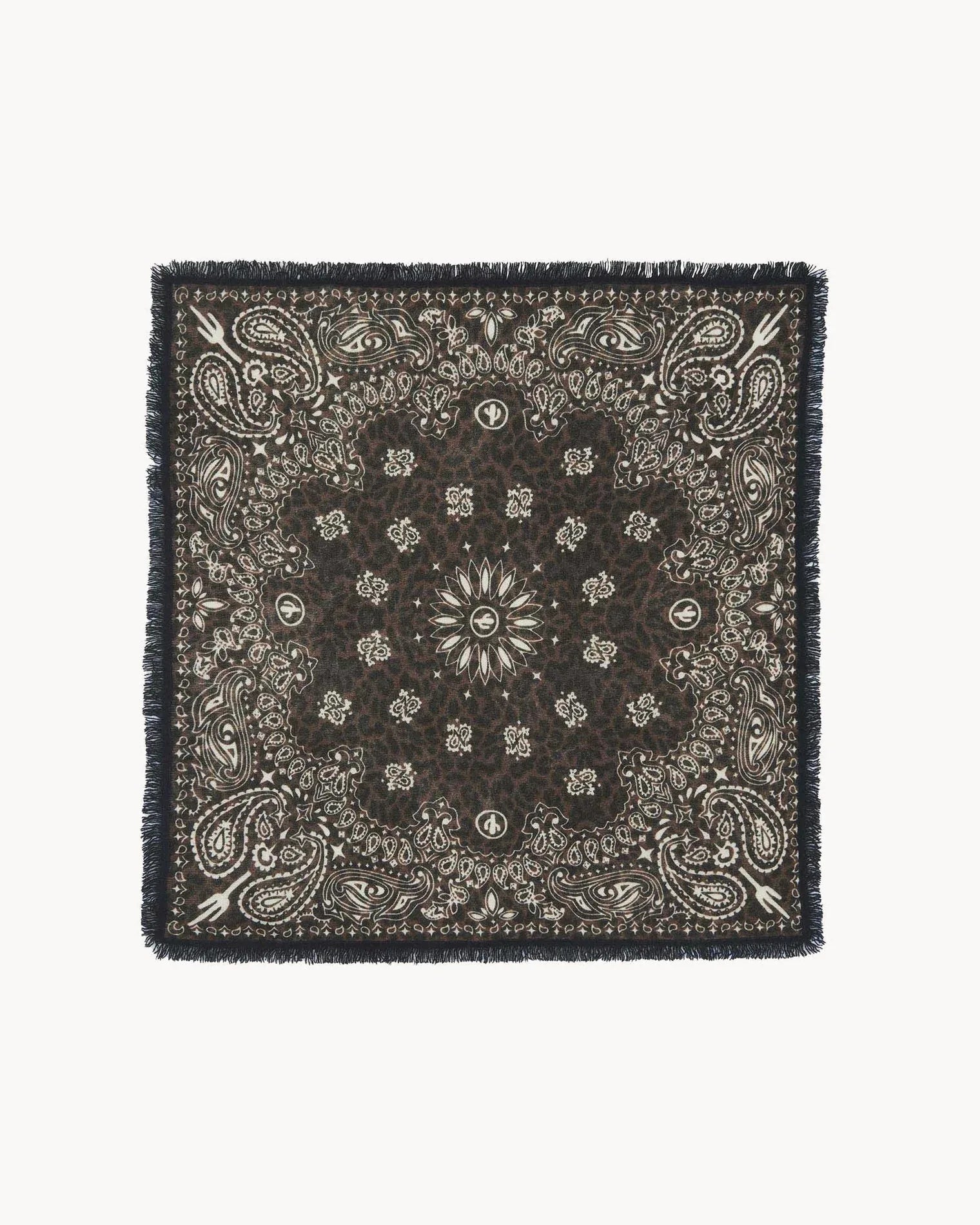 KUJTEN Small Bandana Arizona Hachi Leopard Print Spicy Brown – Bandana - Sneaker Türkiye