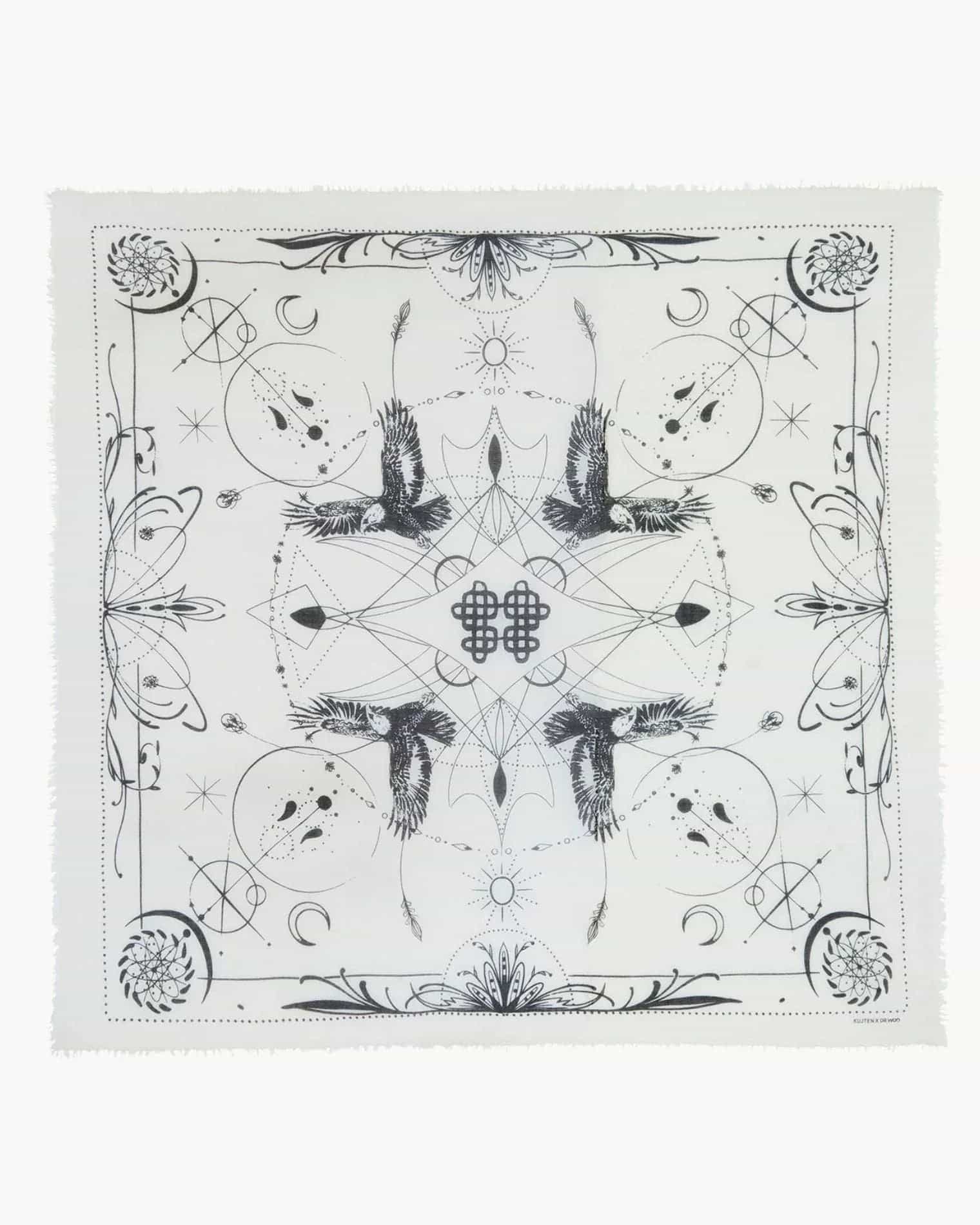 KUJTEN Large Bandana Ellis White – Bandana - Sneaker Türkiye