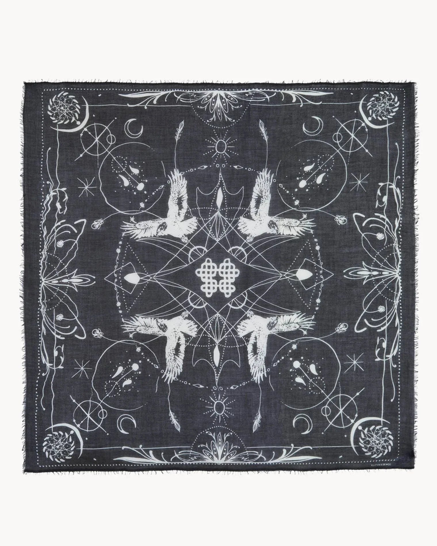 KUJTEN Large Bandana Ellis Black – Bandana - Sneaker Türkiye