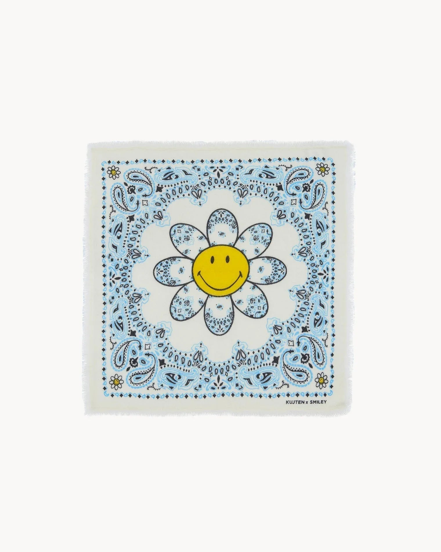 KUJTEN Bandana Hachi Bico Smiley Glacier Blue – Bandana - Sneaker Türkiye