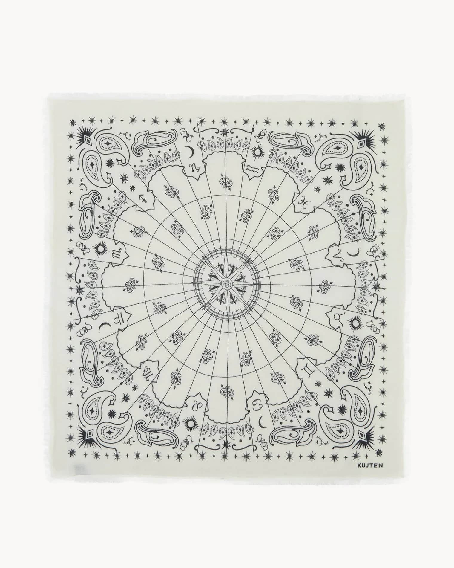 KUJTEN Extra Large Bandana Effy Astro White – Bandana - Sneaker Türkiye
