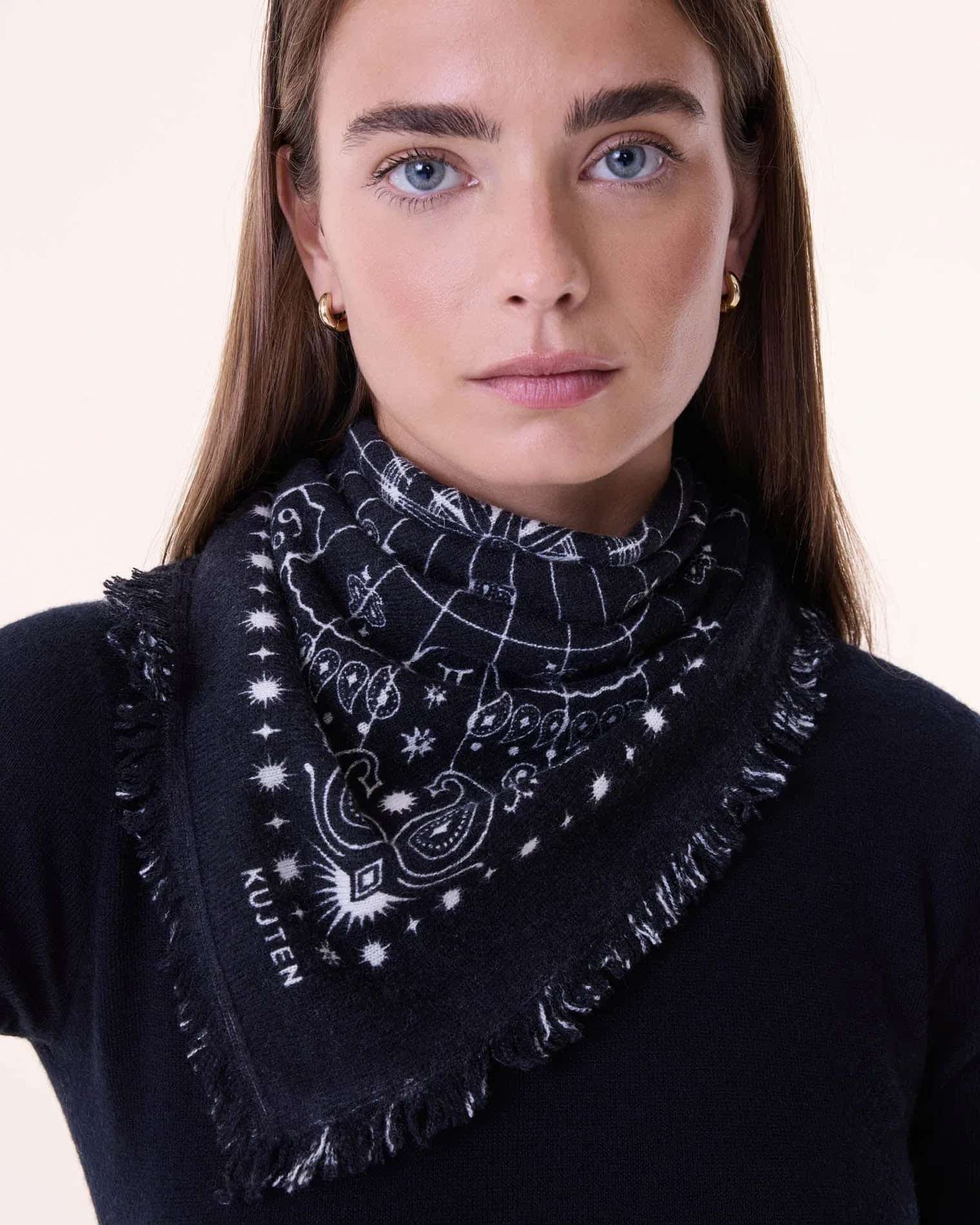 KUJTEN Small Bandana Hachi Astro Black – Bandana - Sneaker Türkiye