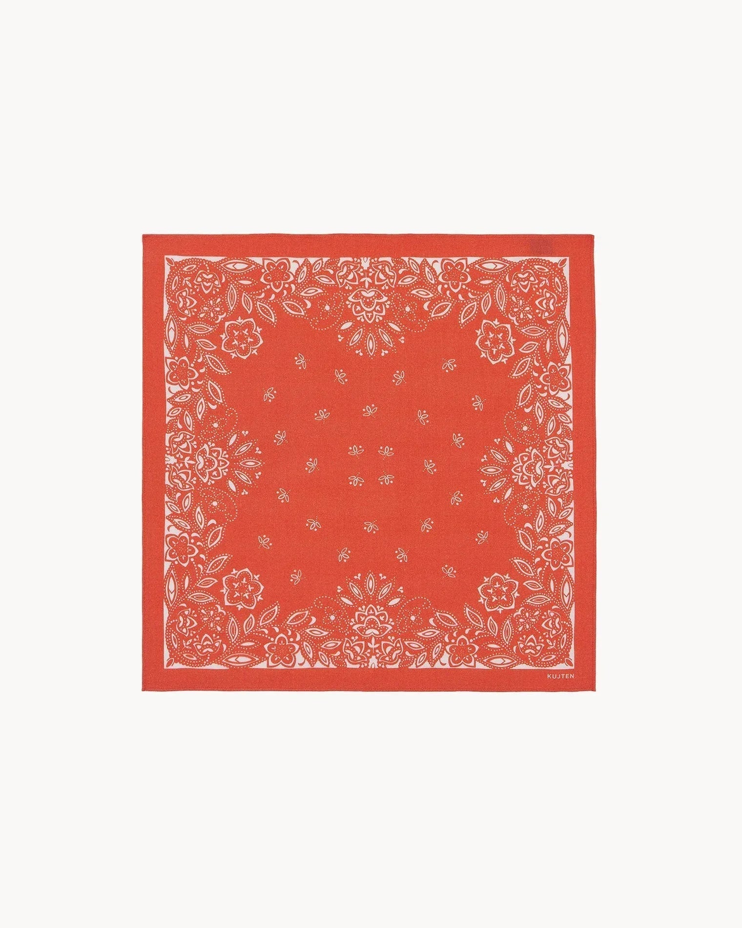 KUJTEN Small Bandana Heli Hibiscus Orange – Bandana - Sneaker Türkiye