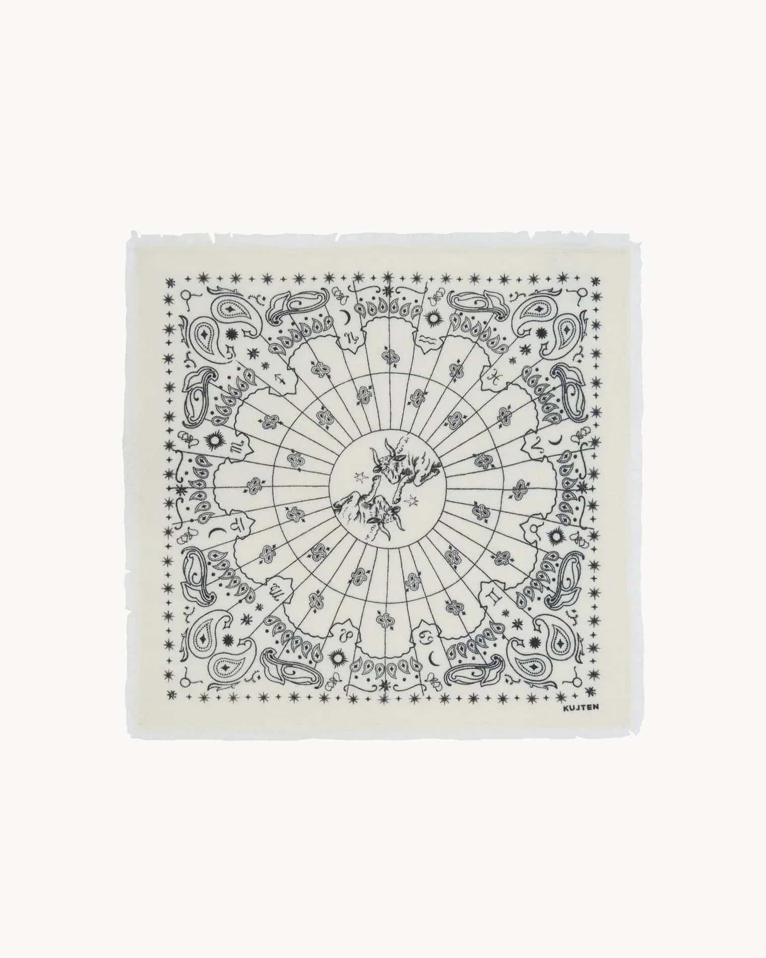 KUJTEN Small Bandana Hachi Sign Taurus – Boğa Burcu Bandanası - Sneaker Türkiye
