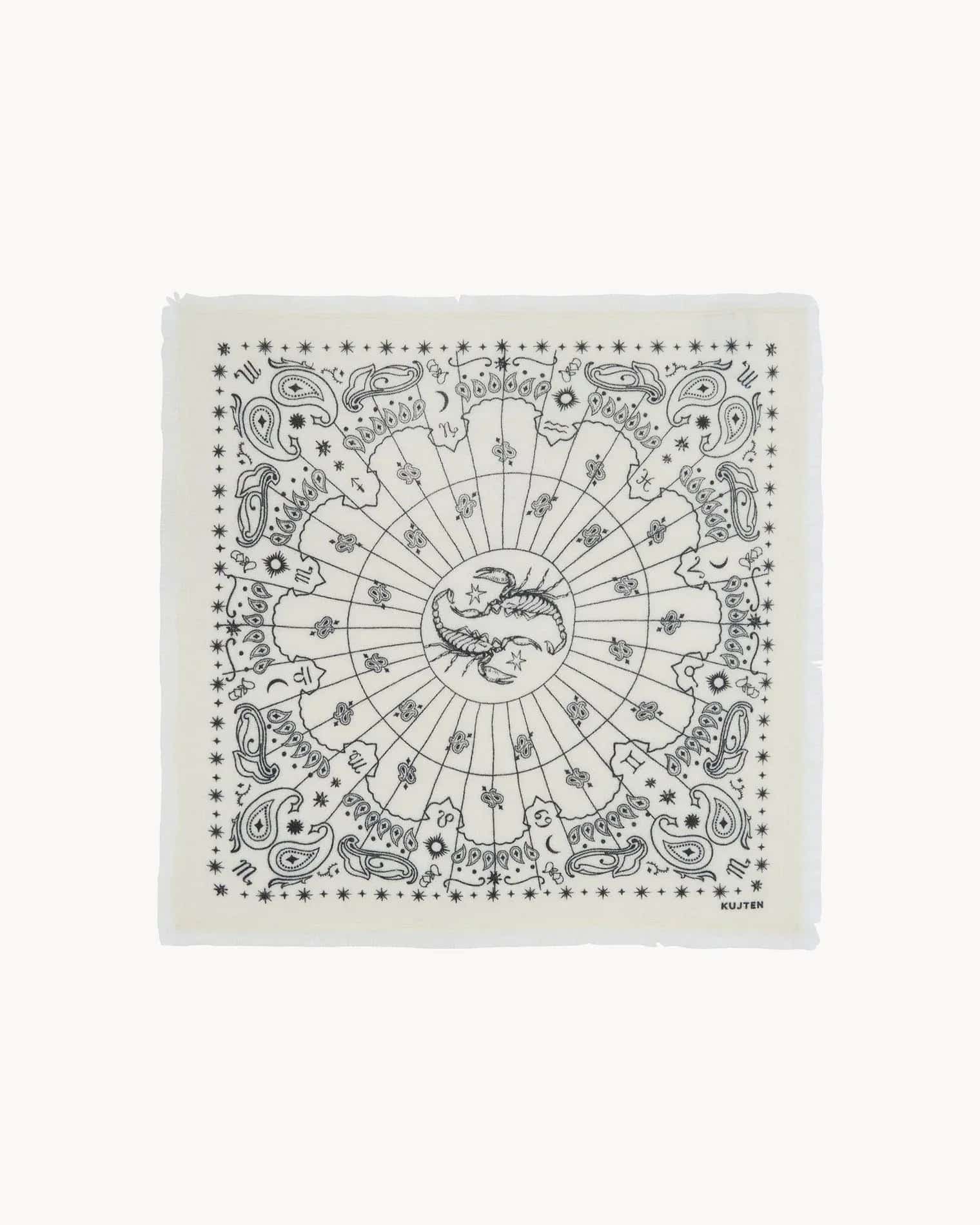 KUJTEN Small Bandana Hachi Sign Scorpio – Akrep Burcu Bandanası - Sneaker Türkiye