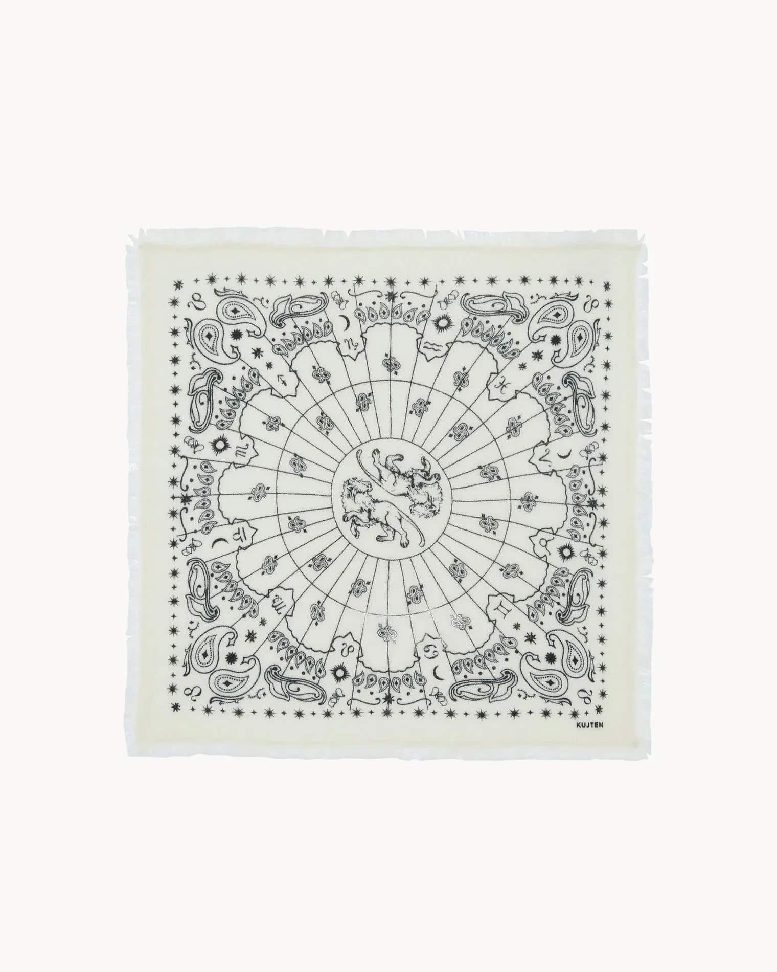 KUJTEN Small Bandana Hachi Sign Leo – Aslan Burcu Bandanası - Sneaker Türkiye
