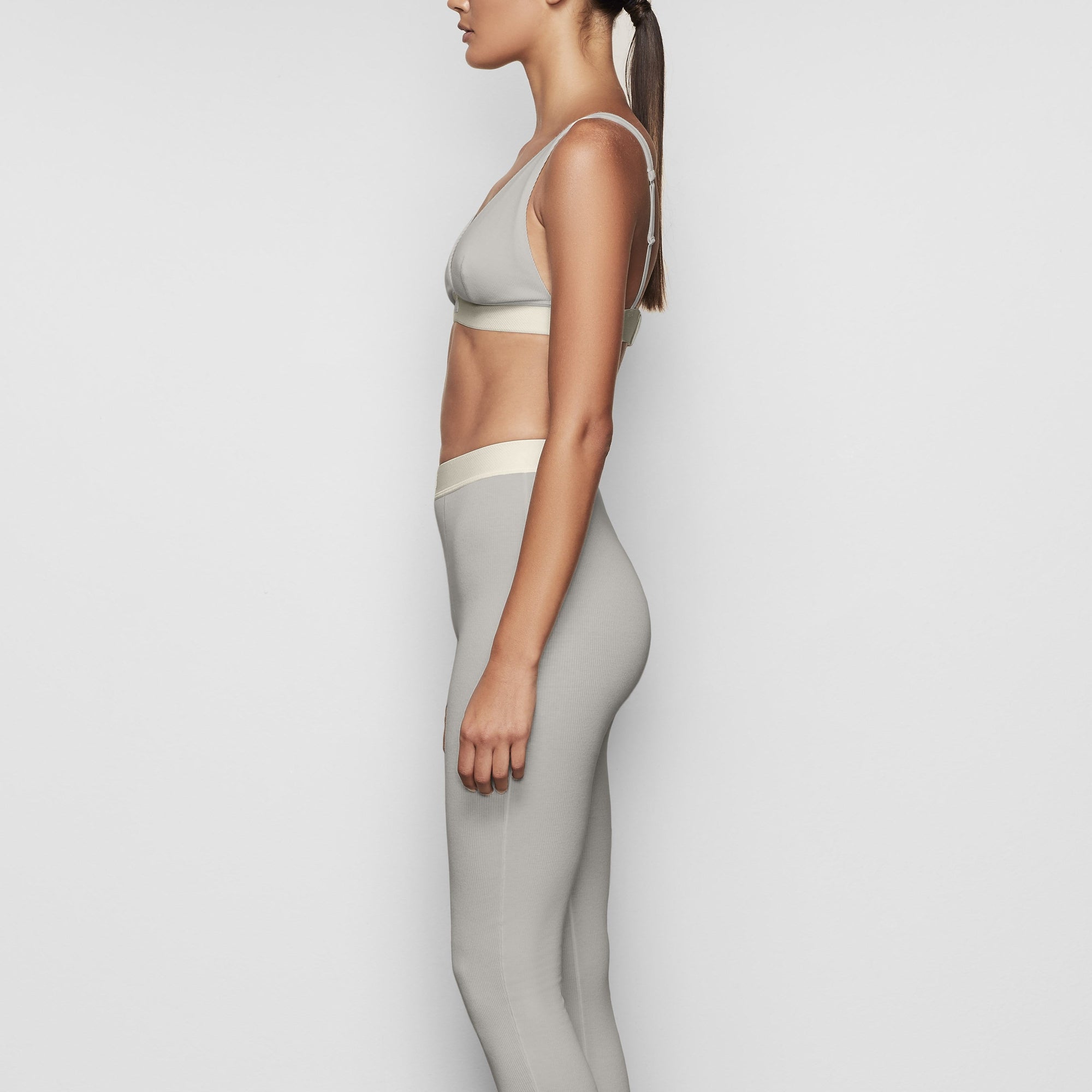 SKIMS COTTON RIB LEGGING | MINERAL - Sneaker Türkiye