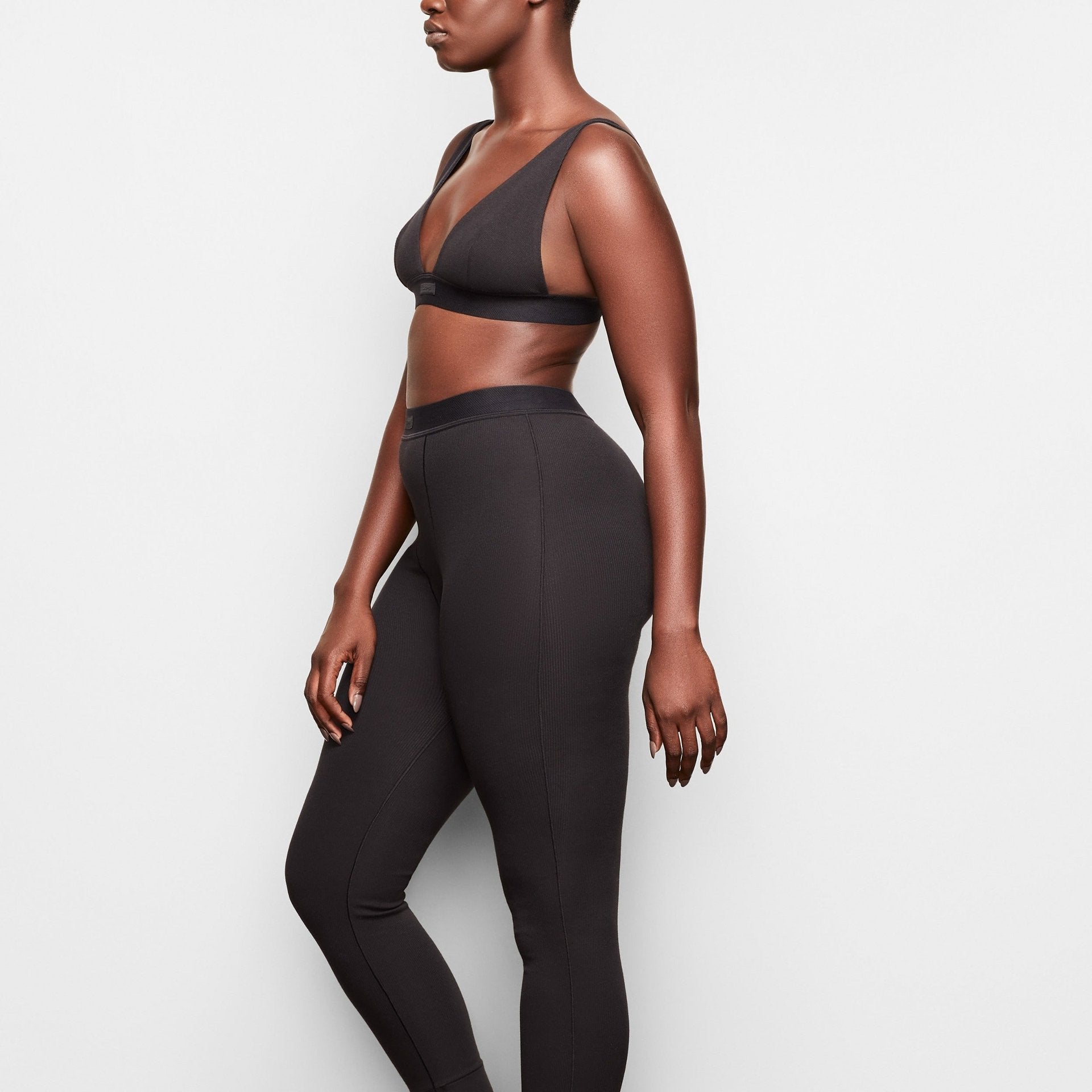 SKIMS COTTON RIB LEGGING | SOOT - Sneaker Türkiye