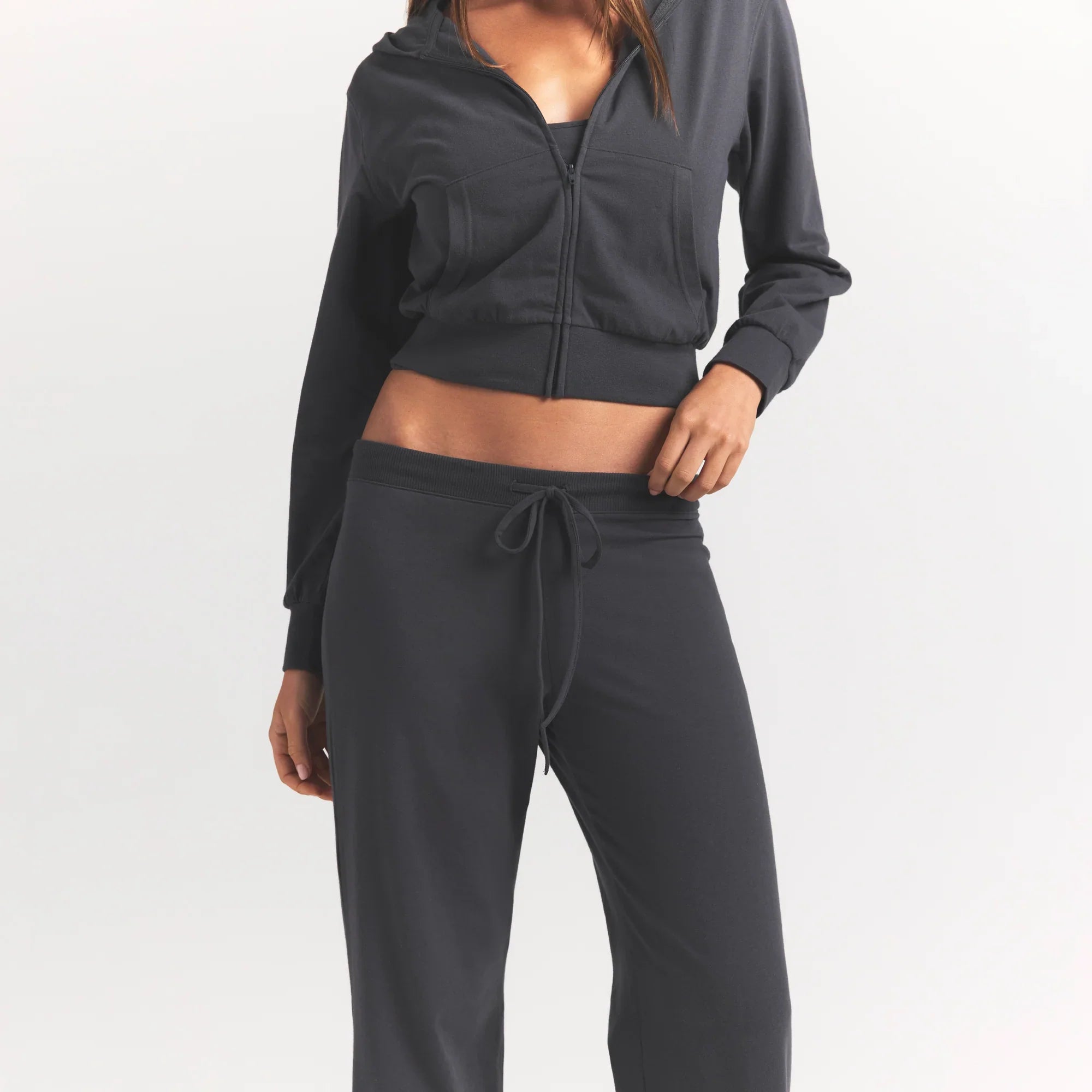 SKIMS COTTON JERSEY STRAIGHT LEG PANT | ASH - Sneaker Türkiye