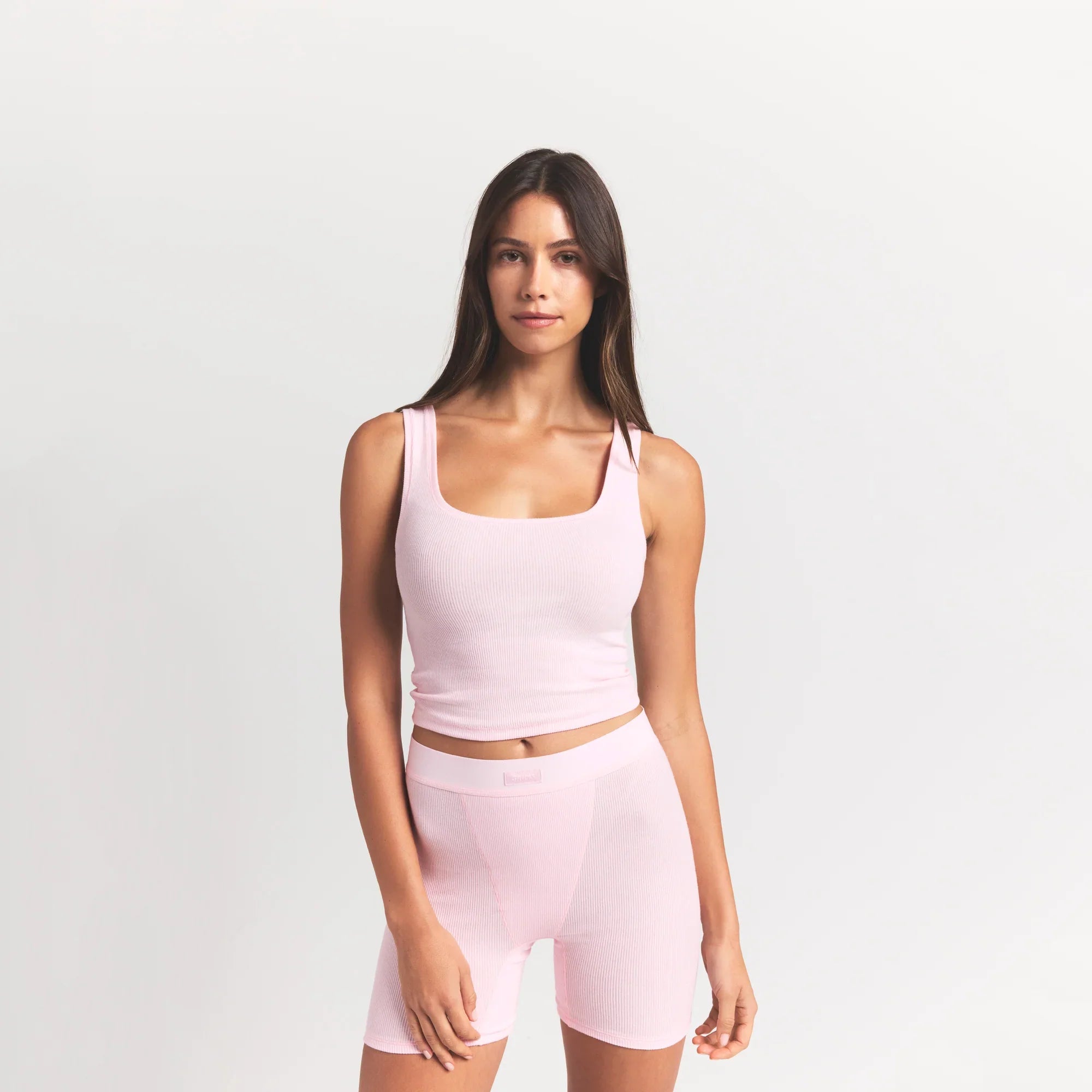 SKIMS COTTON RIB TANK | CHERRY BLOSSOM - Sneaker Türkiye
