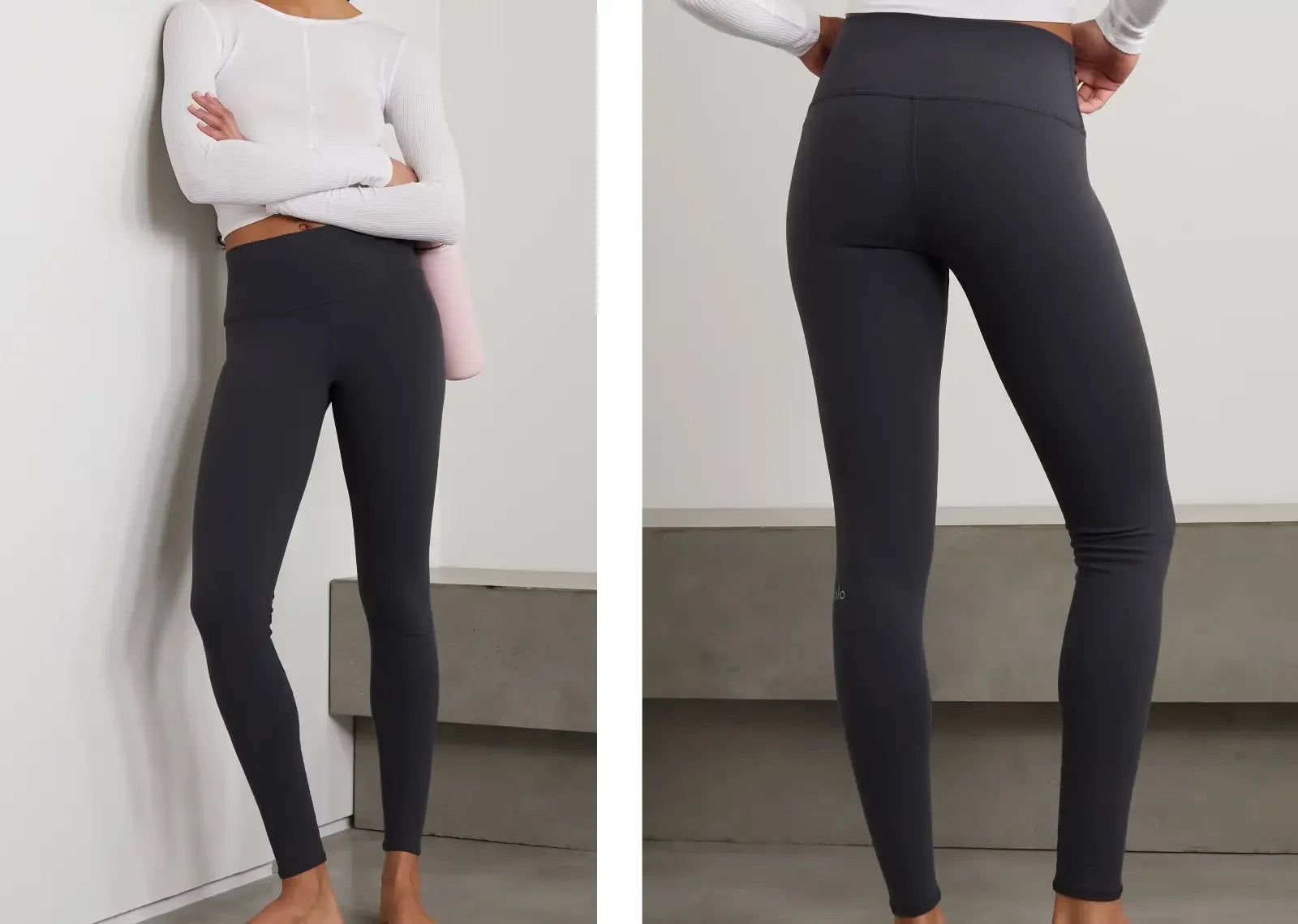 Alo Yoga Airbrush Stretch Leggings Gray - Sneaker Türkiye