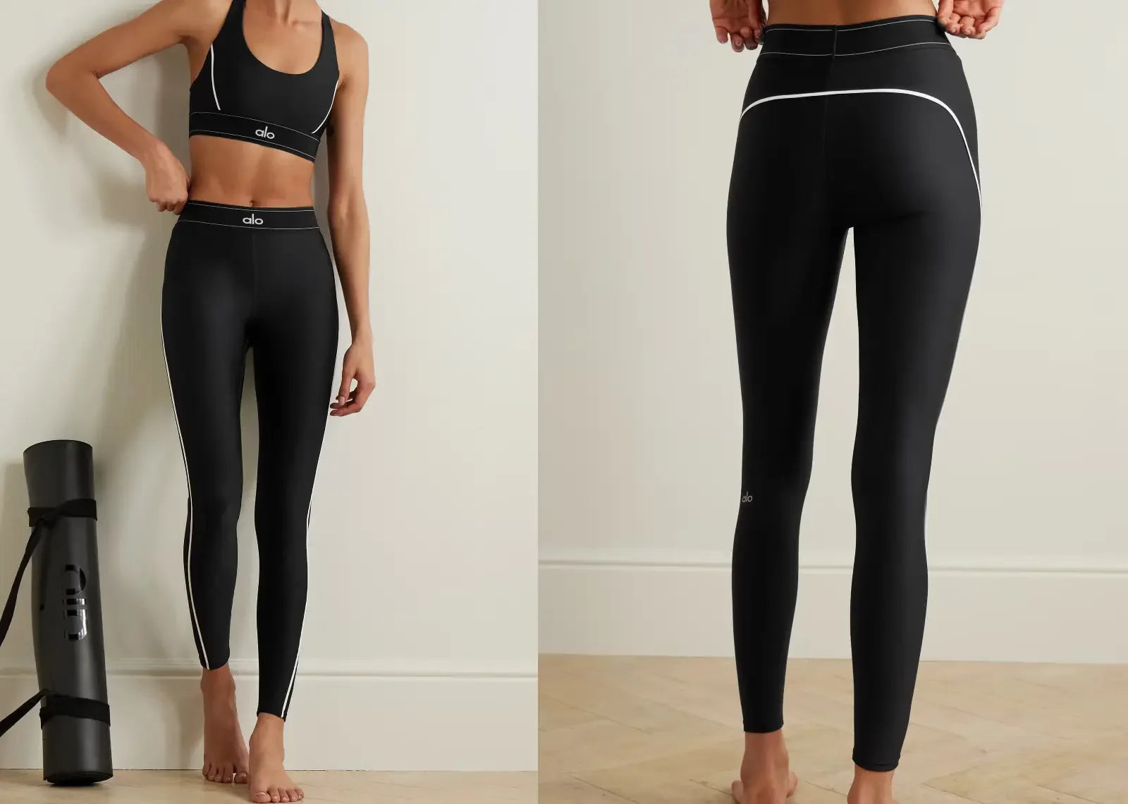 Alo Yoga Airlift Suit Up Legging Black White - Sneaker Türkiye