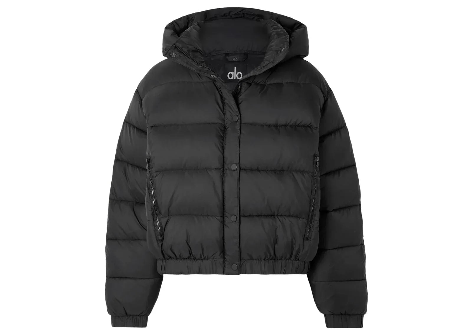 Alo Yoga Aspen Love Hooded Quilted Padded Ripstop Jacket Black - Sneaker Türkiye