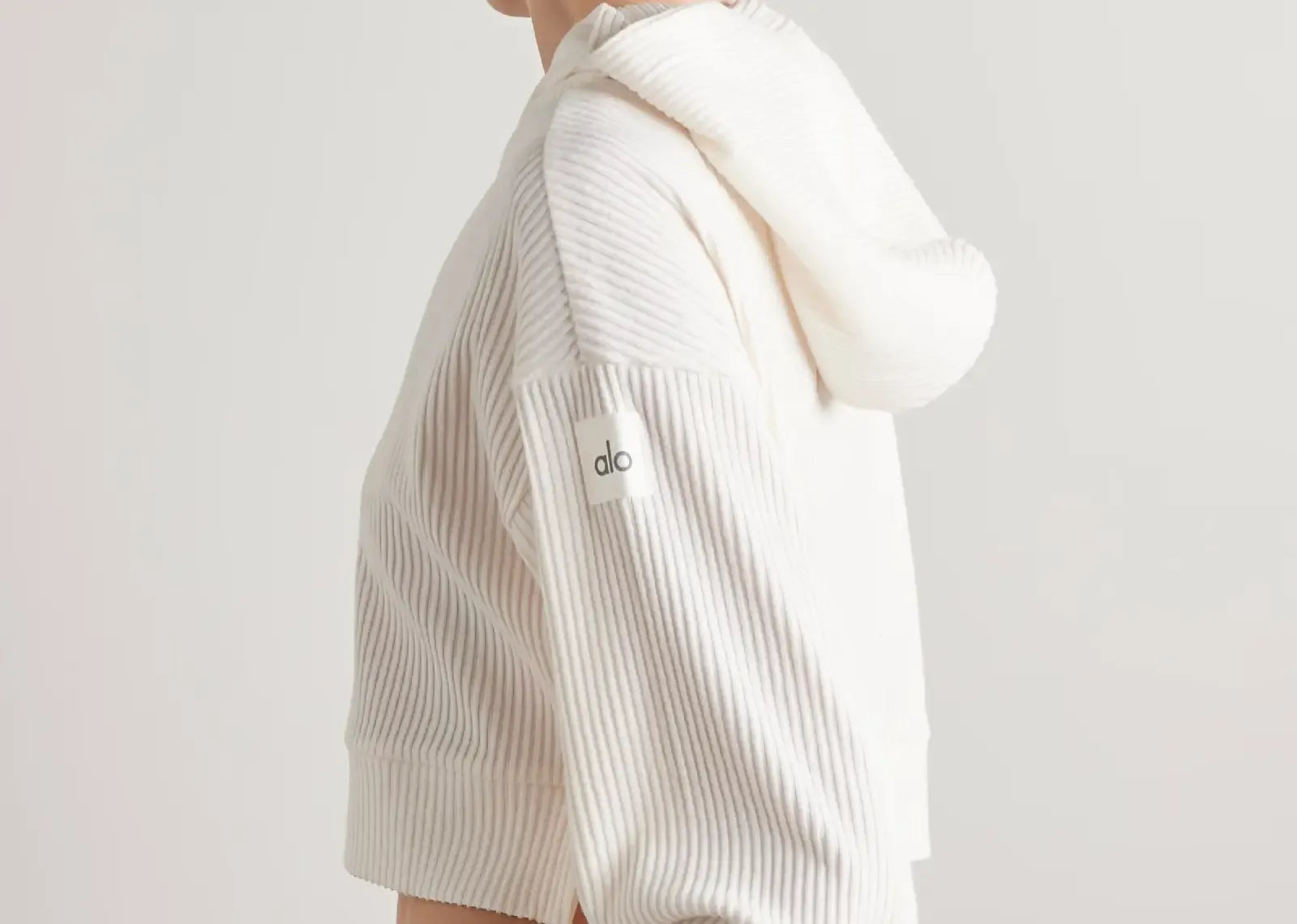 Alo Yoga Muse Cropped Hoodie Ivory - Sneaker Türkiye