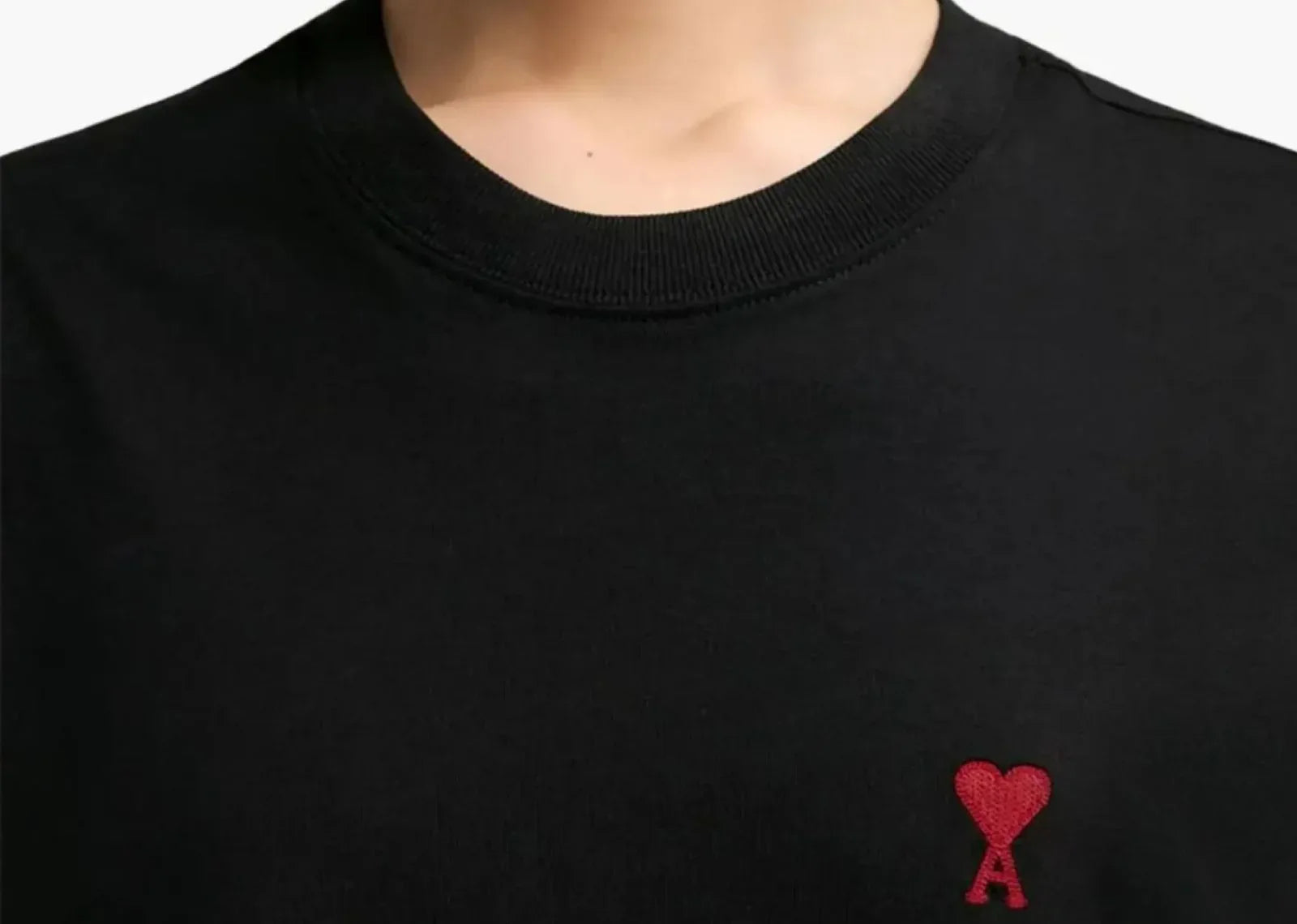 Ami Paris Ami De Coeur T-Shirt Black (2025) - Sneaker Türkiye