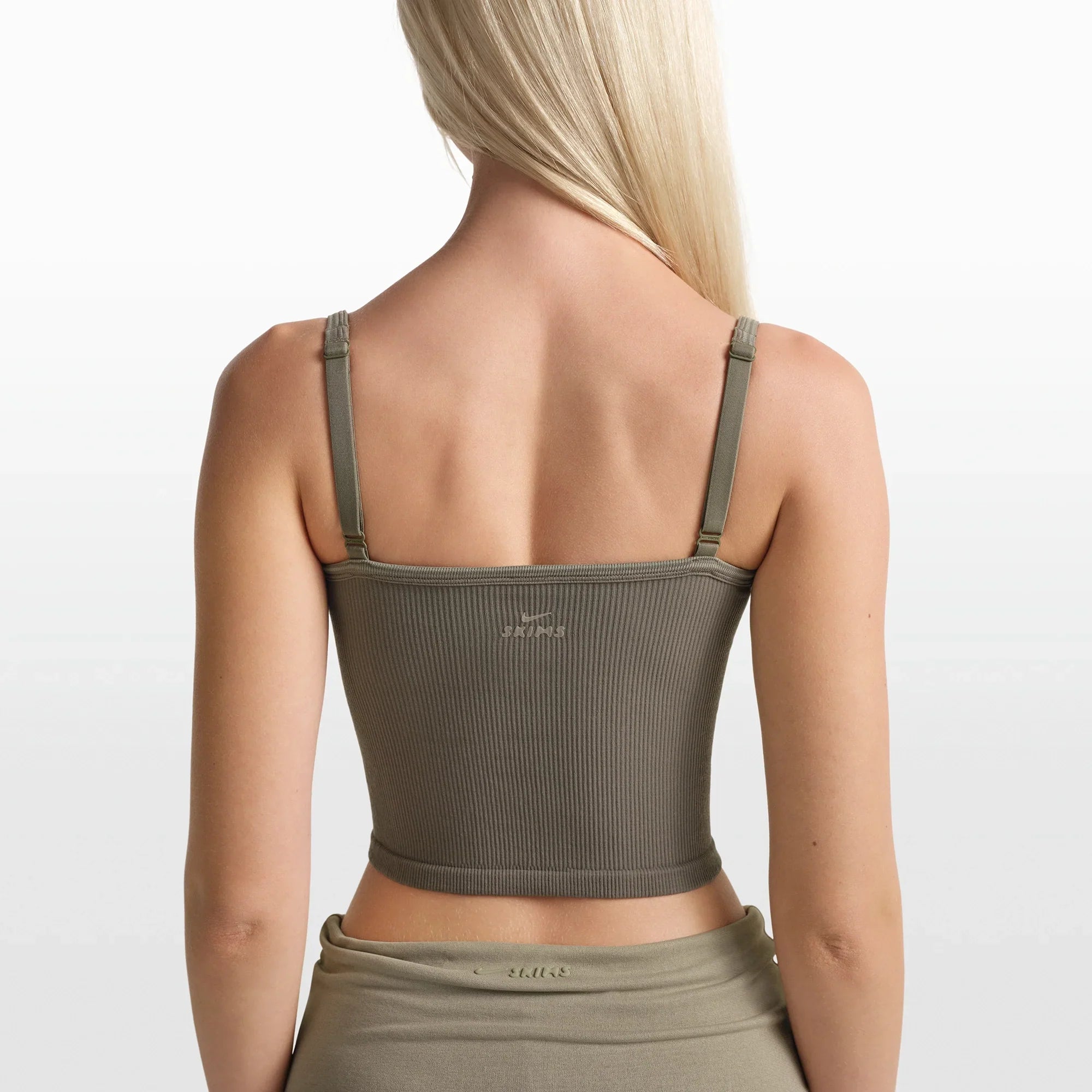 NikeSKIMS RIBBED SEAMLESS CAMI | DUSTY OAKMOSS - Sneaker Türkiye