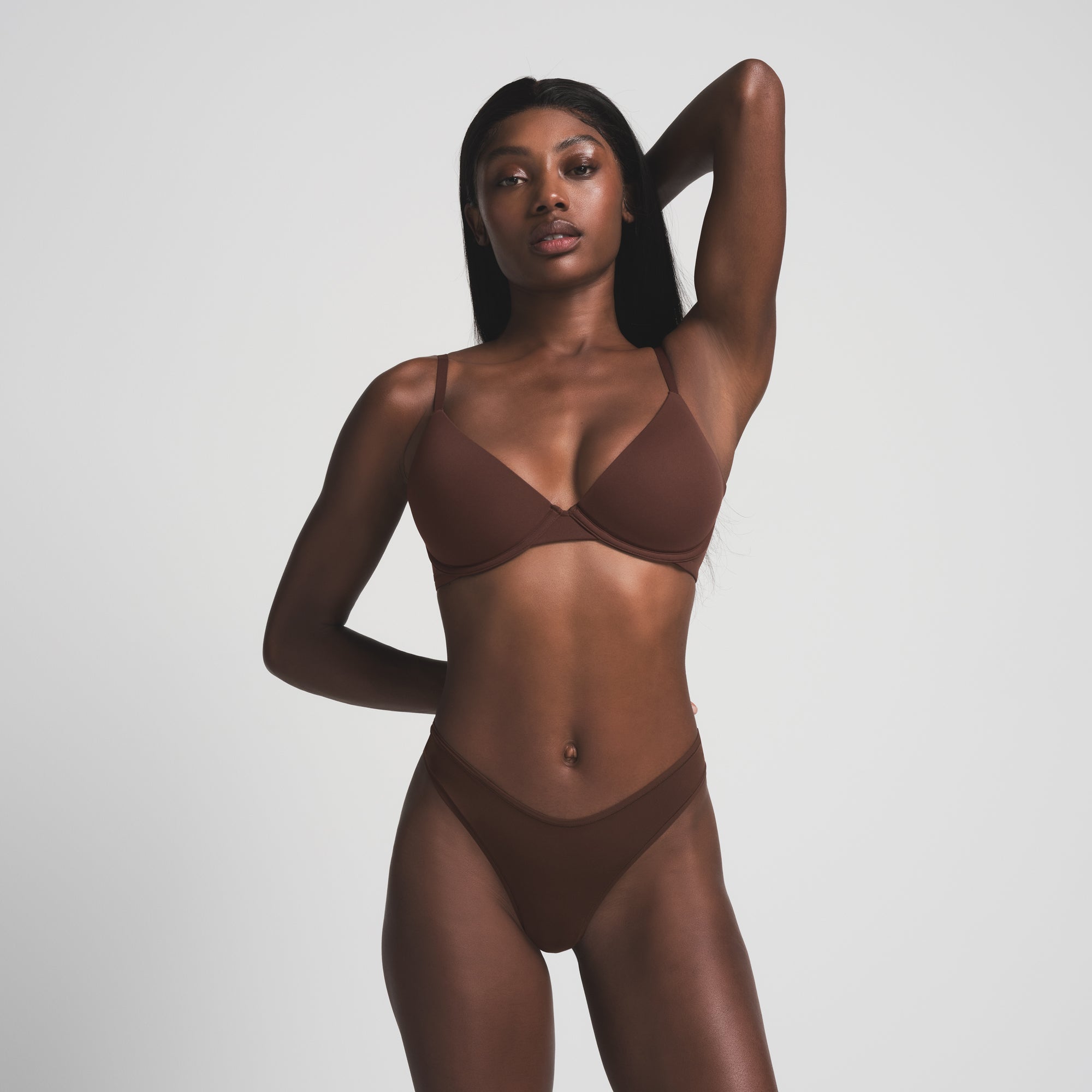 SKIMS FITS EVERYBODY PLUNGE BRA | COCOA - Sneaker Türkiye