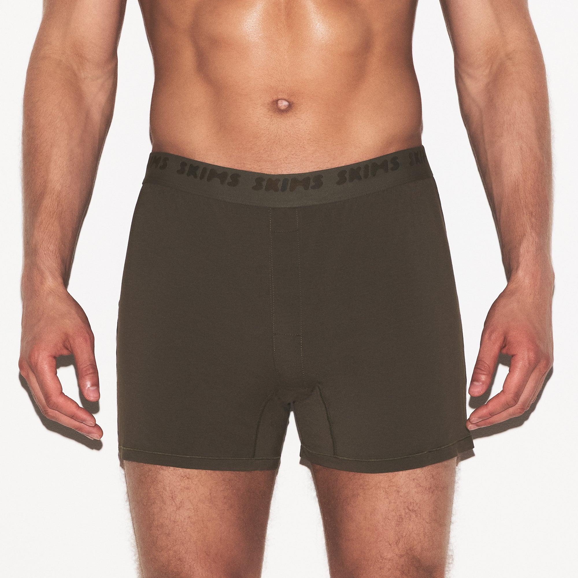 SKIMS STRETCH MENS KNIT BOXER | LODEN - Sneaker Türkiye